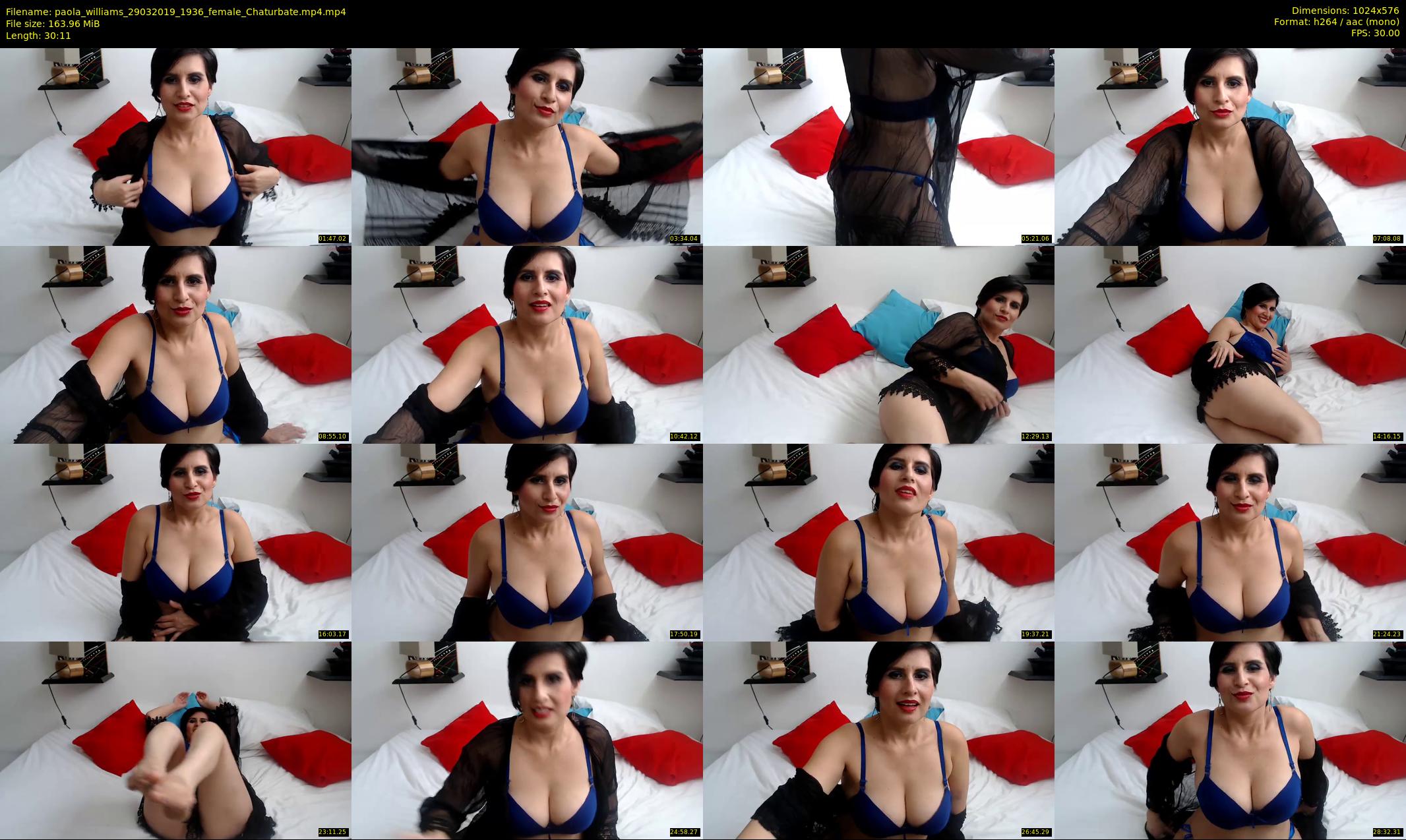 paola_williams — 31 minute Chaturbate female cam show recording, 480p, Mar 29, 2019