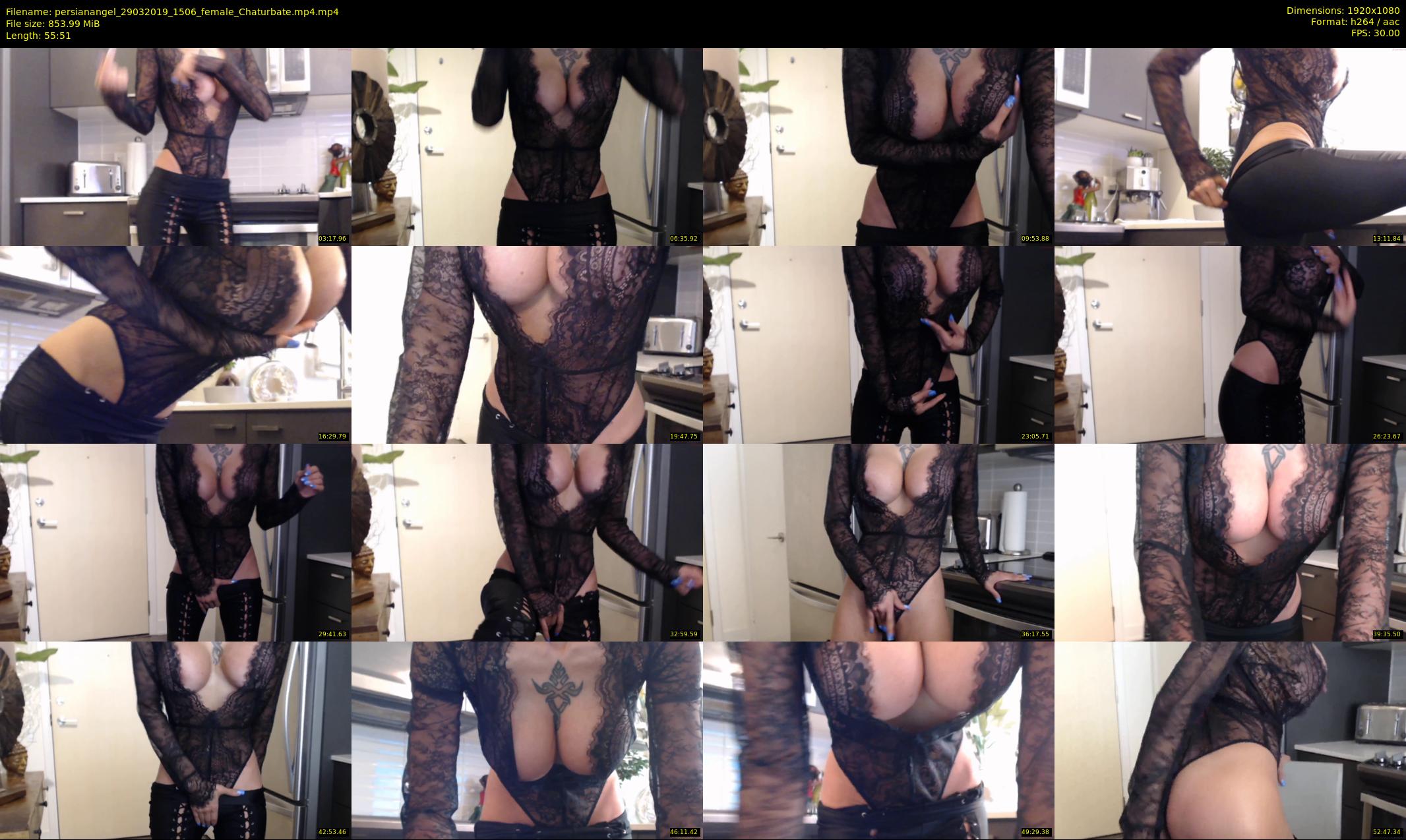 persianangel — 56 minute Chaturbate female cam show recording, 1080p, Mar 29, 2019