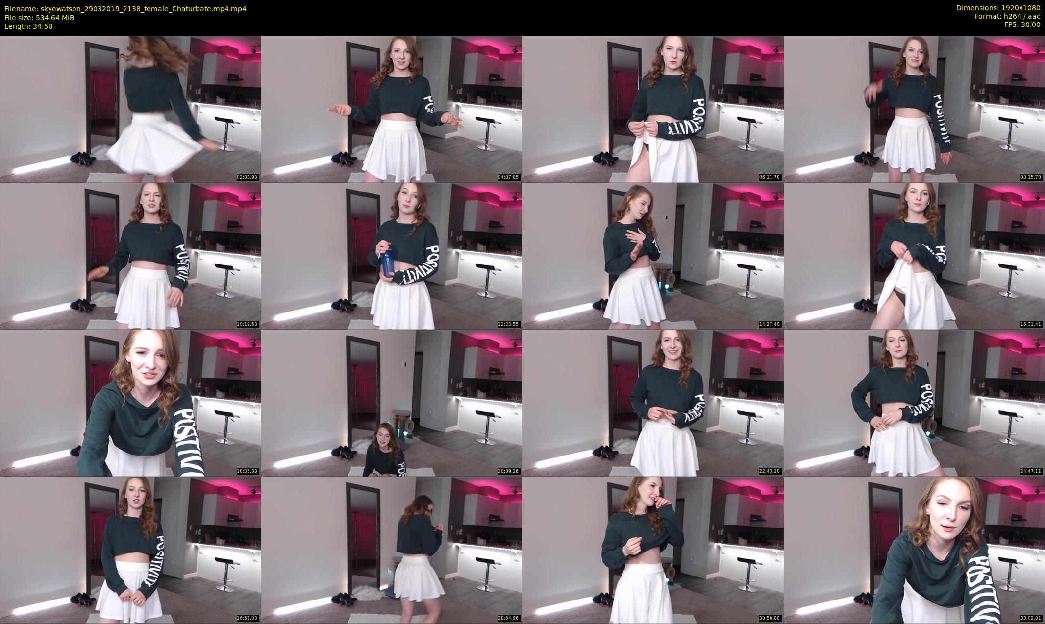 skyewatson — 35 minute Chaturbate female cam show recording, 1080p, Mar 29, 2019