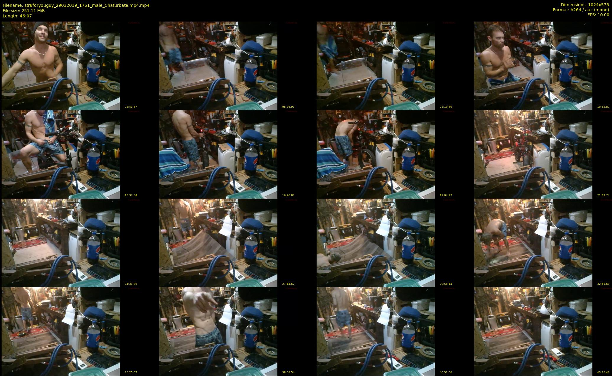 str8foryouguy — 47 minute Chaturbate male cam show recording, 480p, Mar 29, 2019