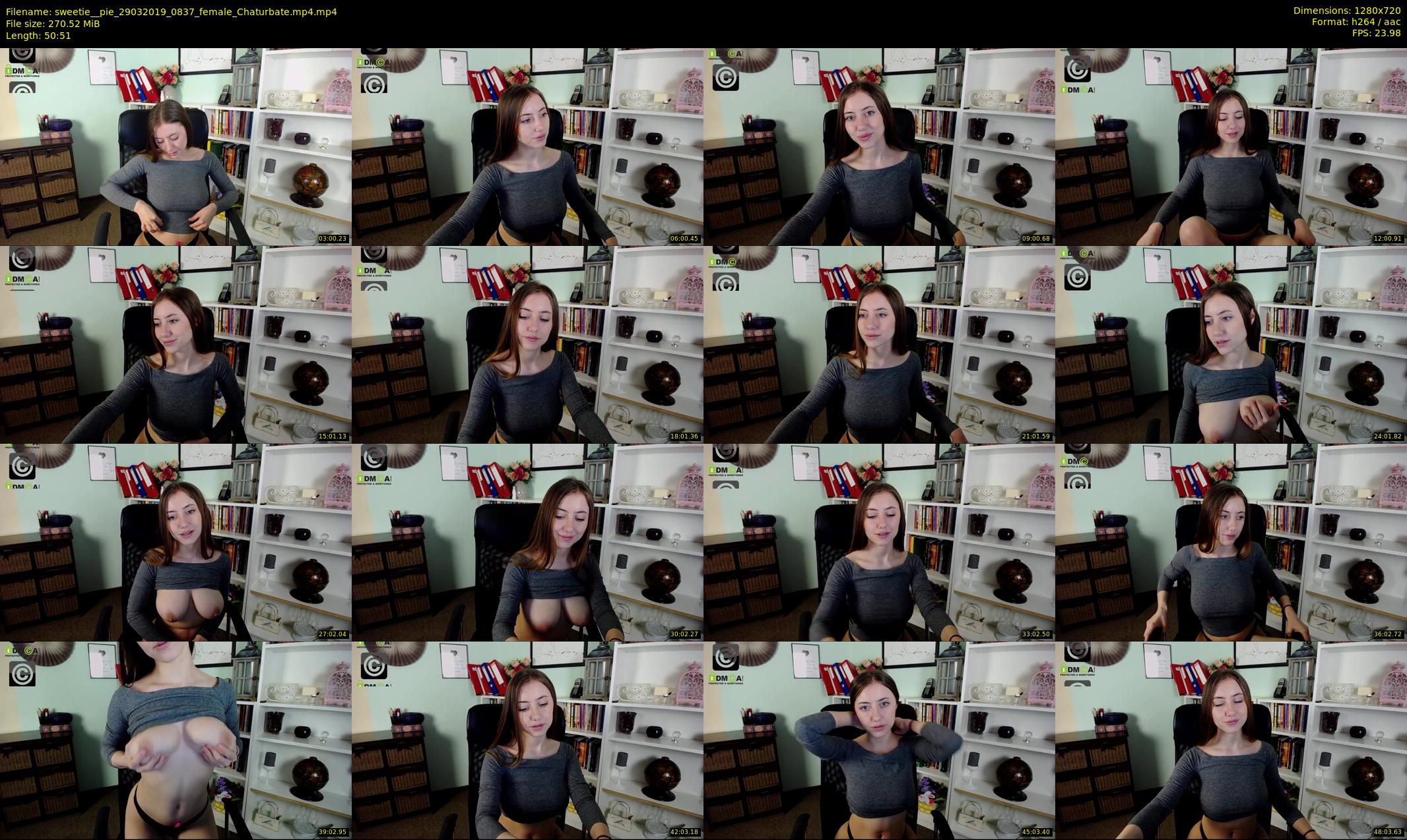 sweetie__pie — 51 minute Chaturbate female cam show recording, 720p, Mar 29, 2019