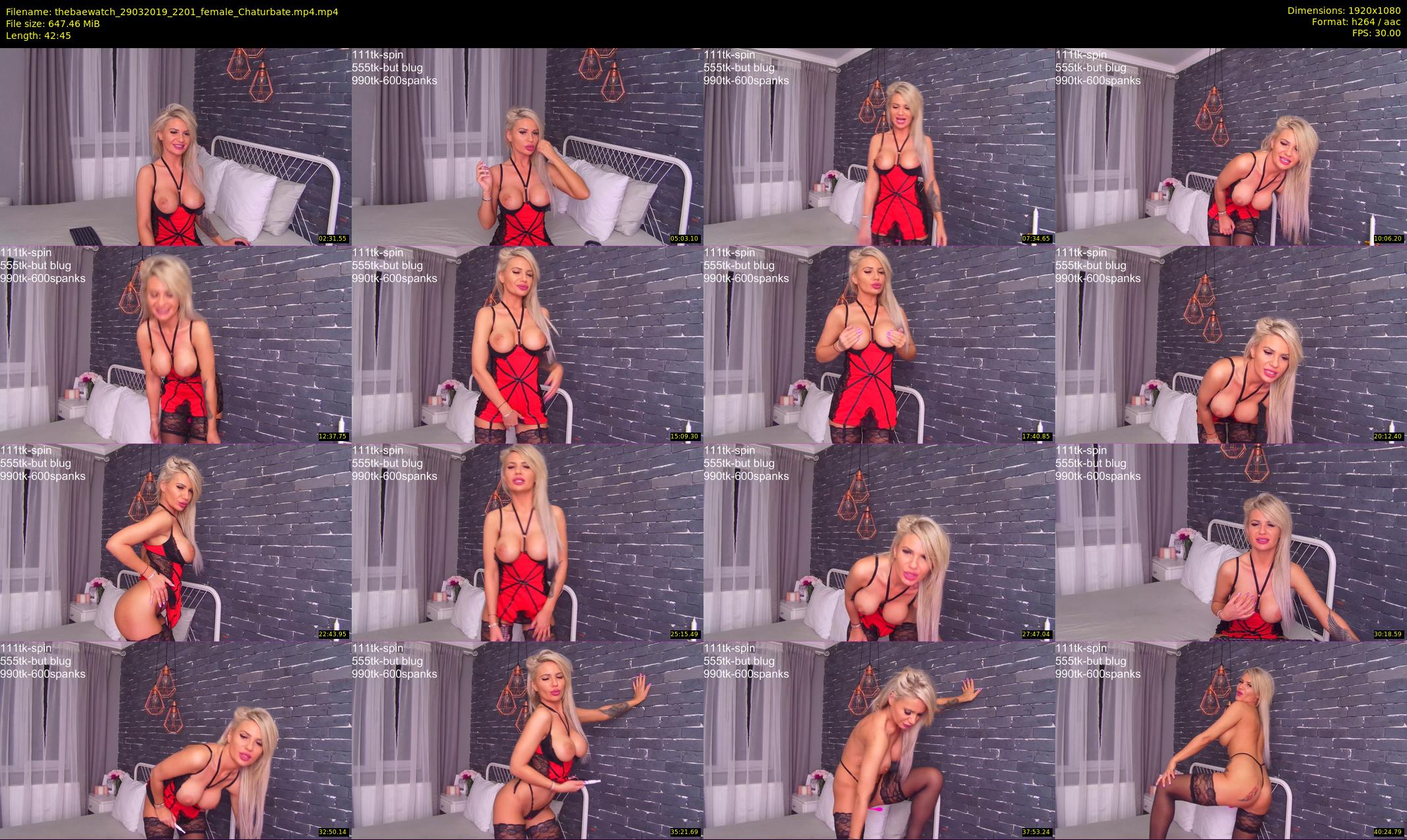 thebaewatch — 43 minute Chaturbate female cam show recording, 1080p, Mar 29, 2019