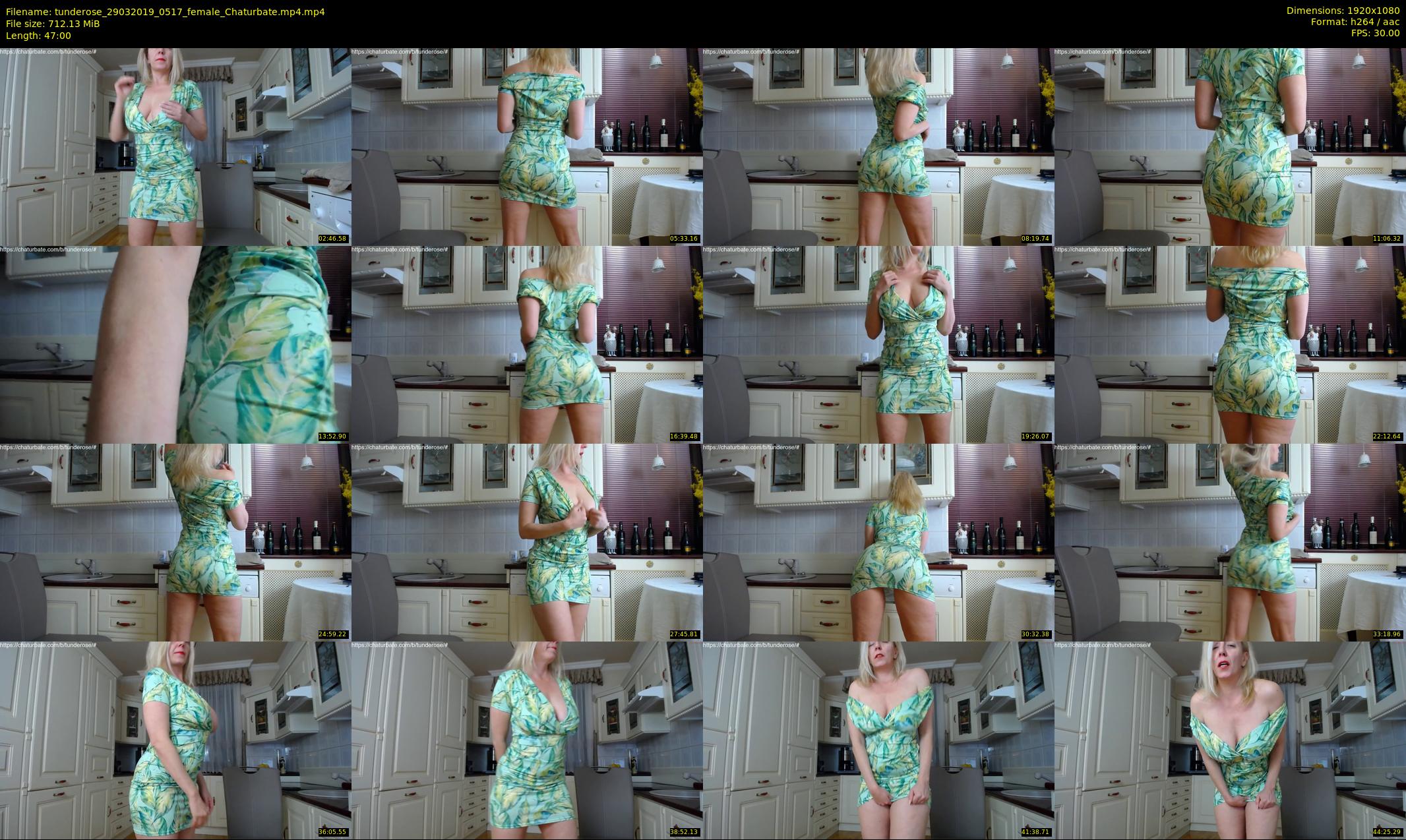 tunderose — 47 minute Chaturbate female cam show recording, 1080p, Mar 29, 2019