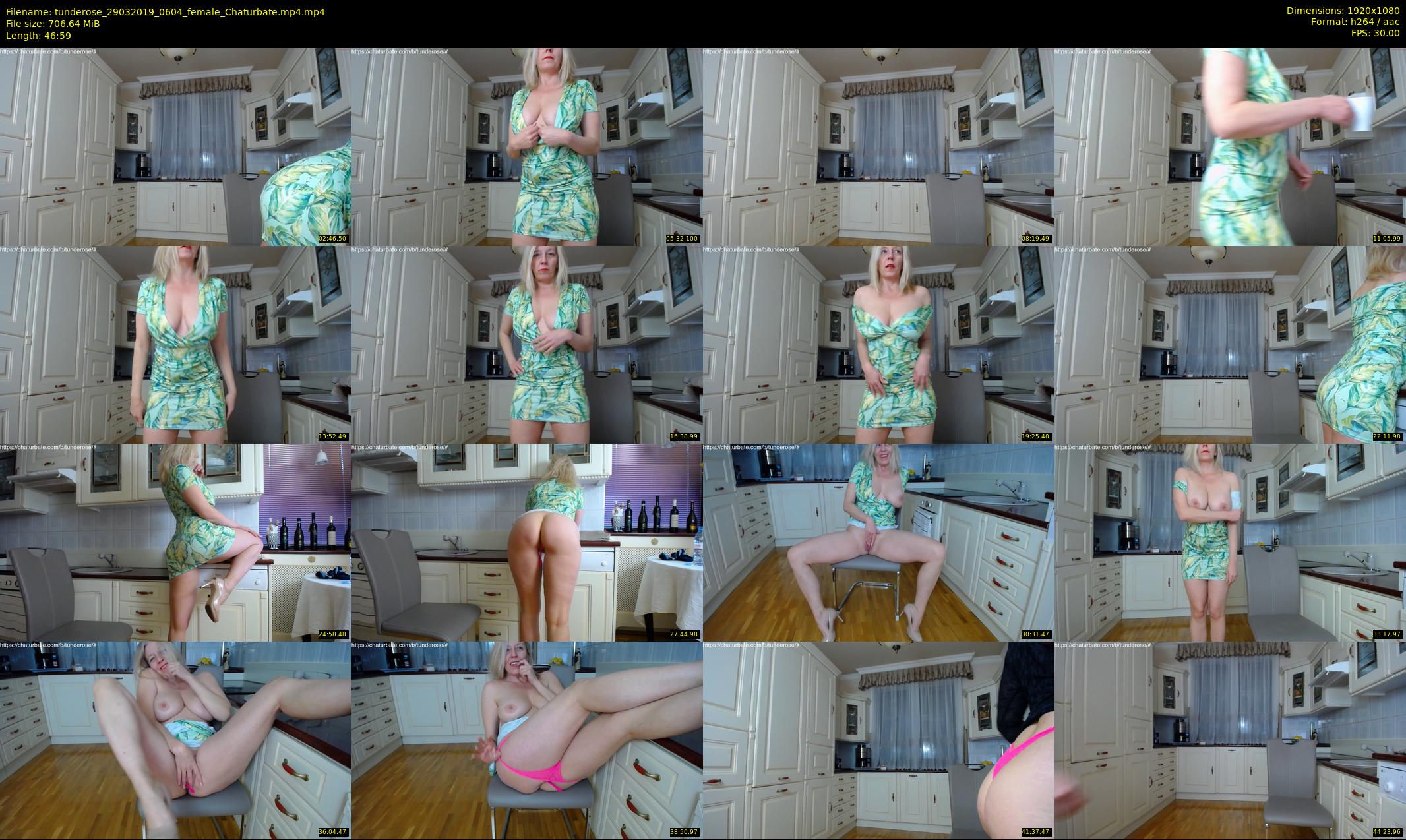 tunderose — 47 minute Chaturbate female cam show recording, 1080p, Mar 29, 2019