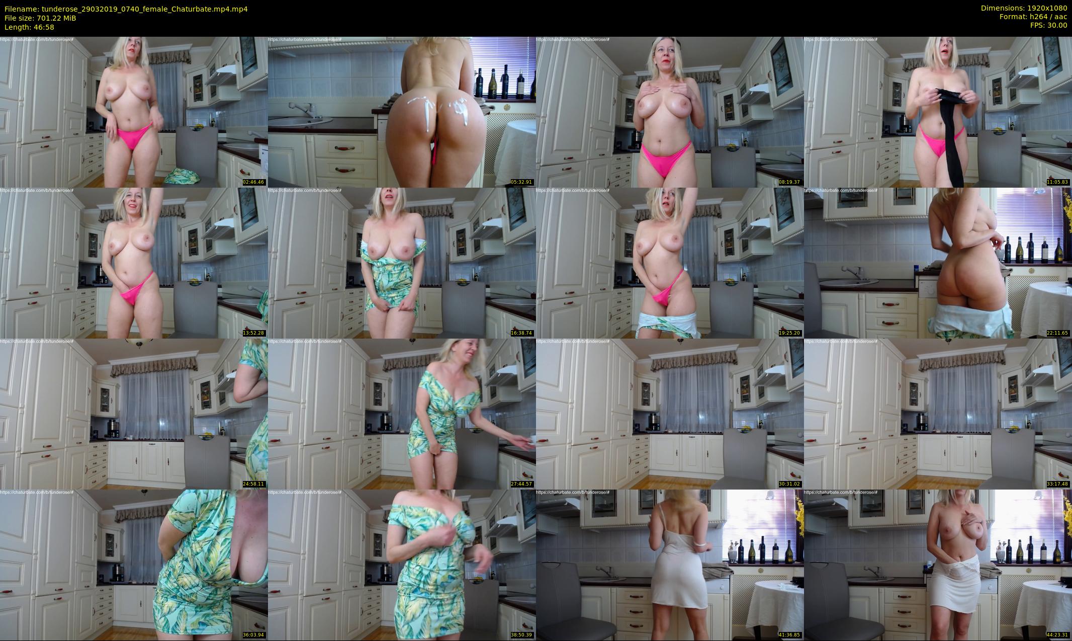 tunderose — 47 minute Chaturbate female cam show recording, 1080p, Mar 29, 2019