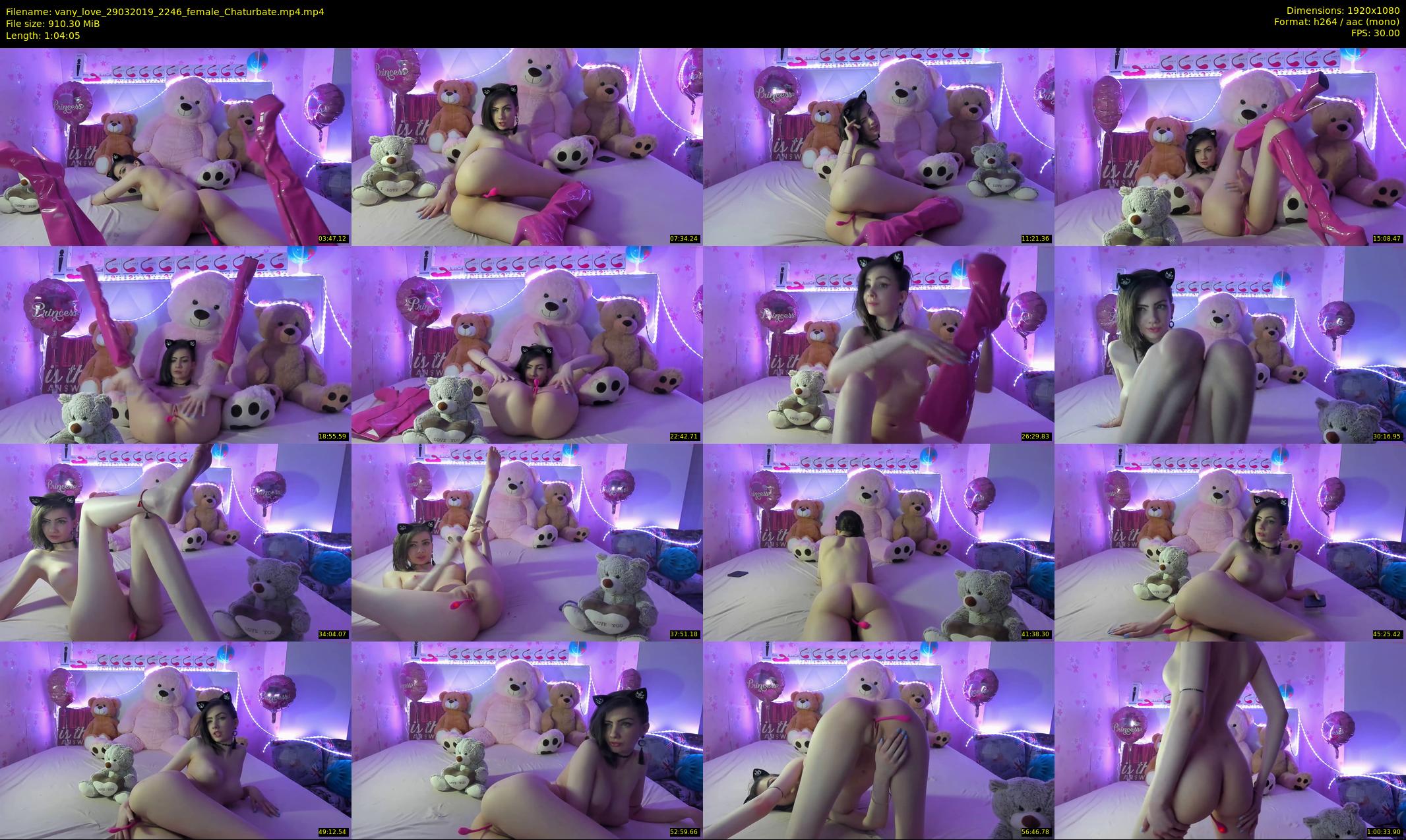 vany_love — 65 minute Chaturbate female cam show recording, 1080p, Mar 29, 2019