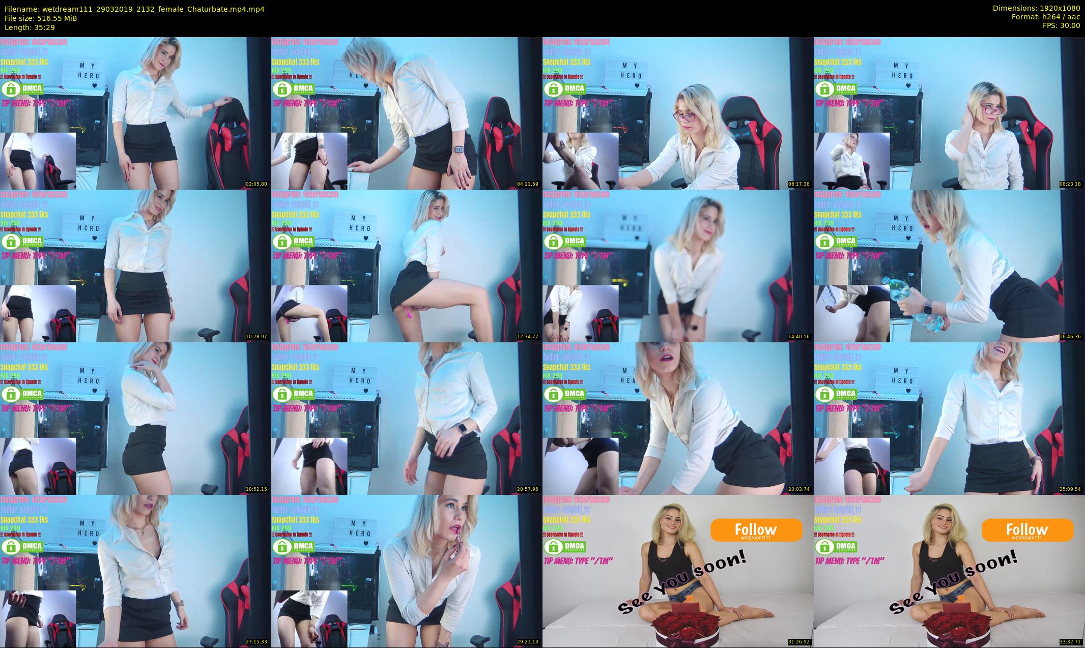 wetdream111 — 36 minute Chaturbate couple cam show recording, 1080p, Mar 29, 2019