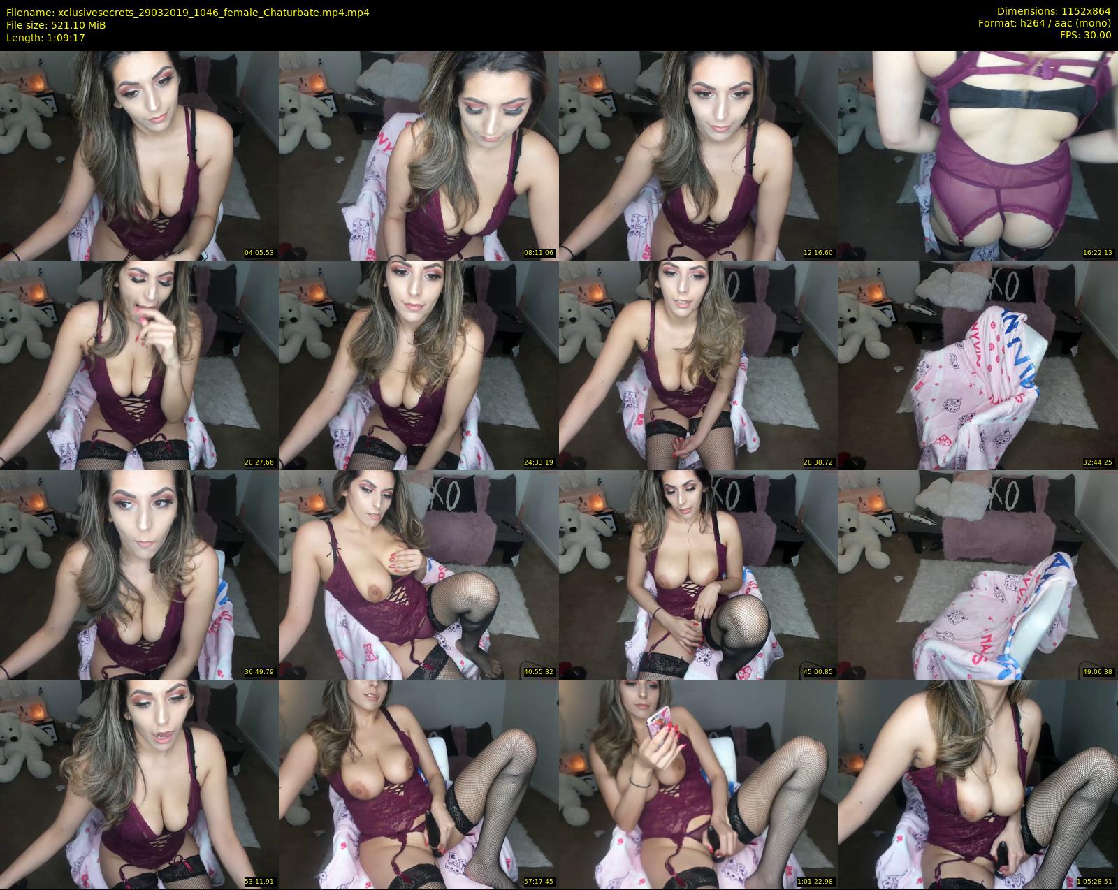 xclusivesecrets — 70 minute Chaturbate female cam show recording, 720p, Mar 29, 2019