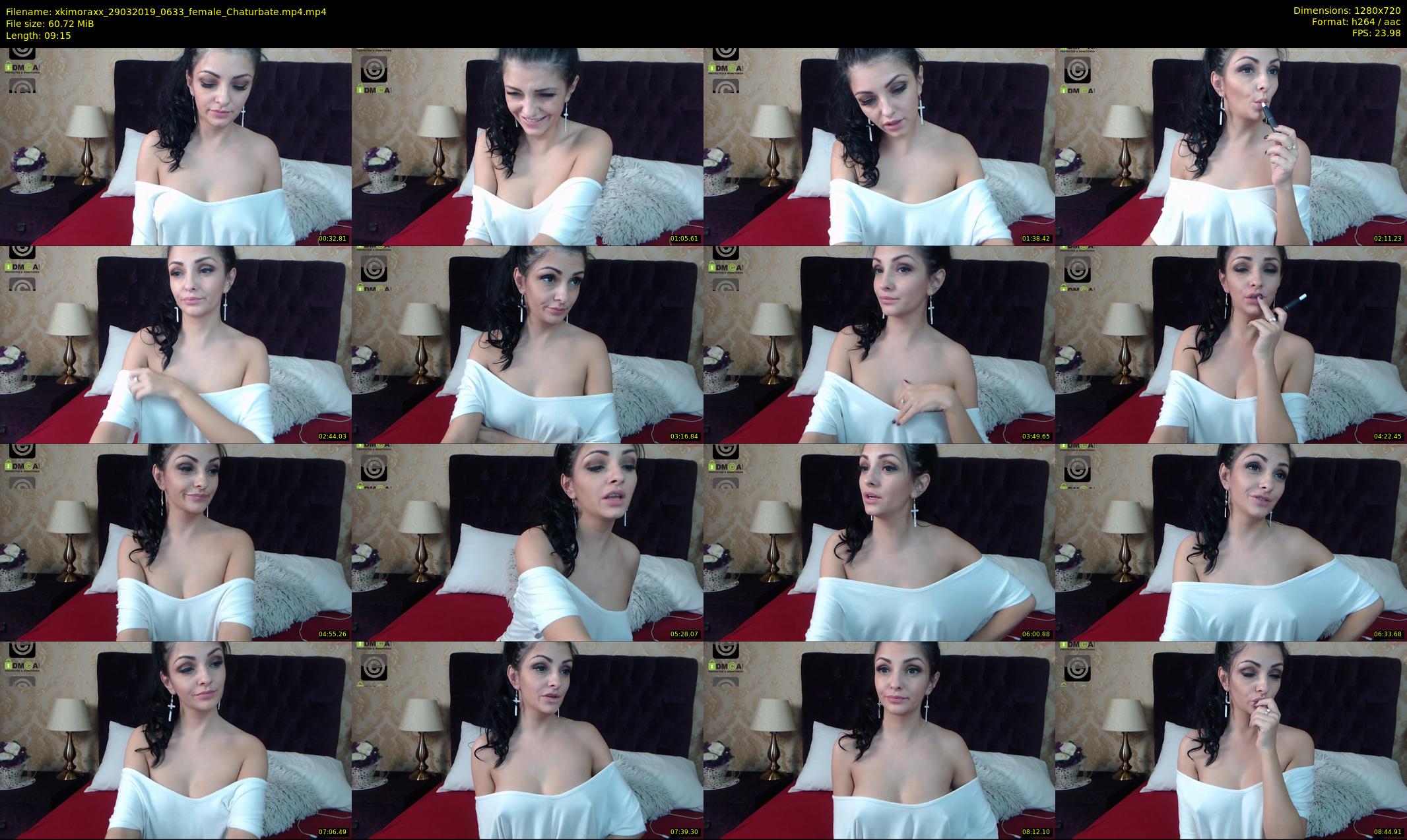 xkimoraxx — 10 minute Chaturbate female cam show recording, 720p, Mar 29, 2019