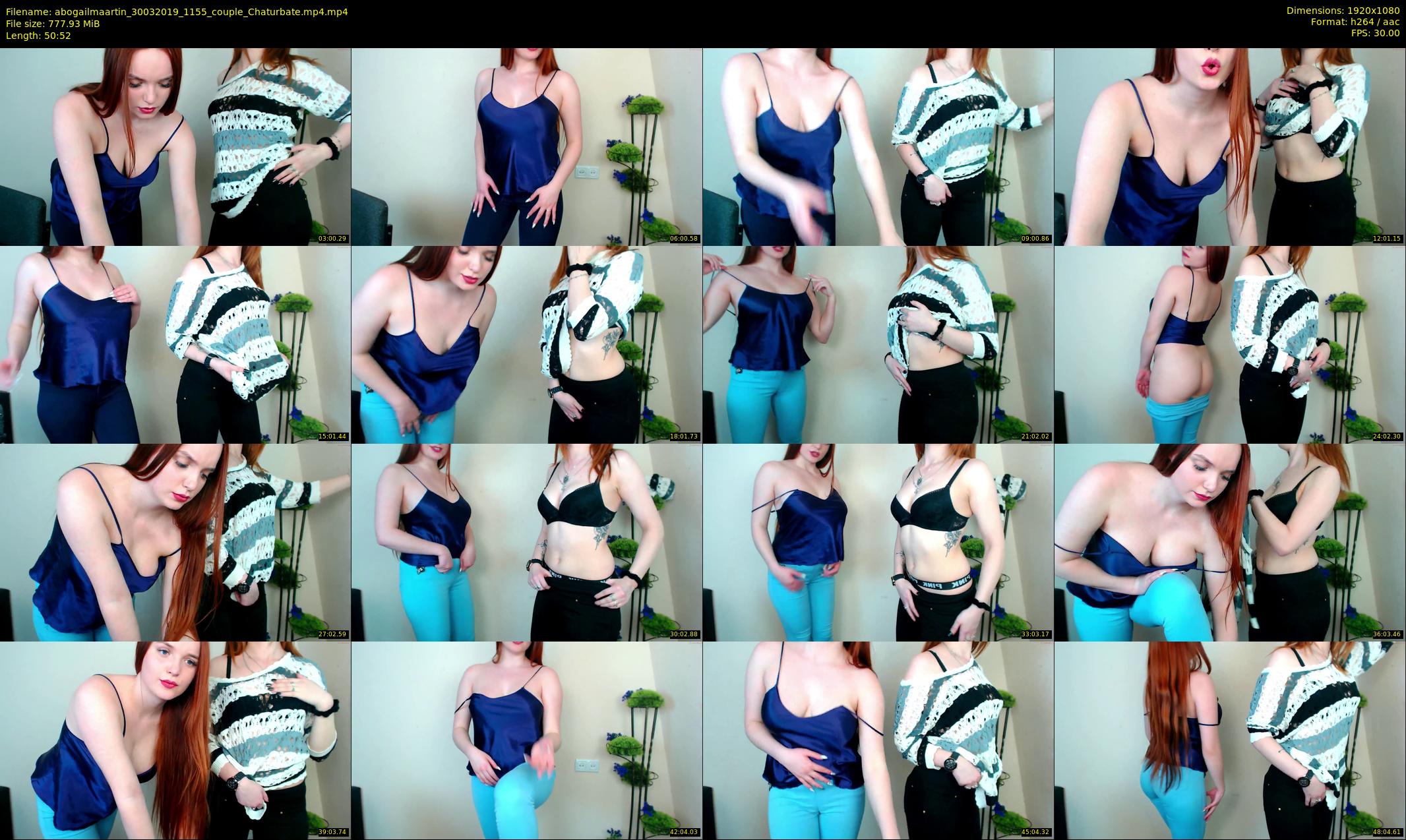 abogailmaartin — 51 minute Chaturbate female cam show recording, 1080p, Mar 30, 2019