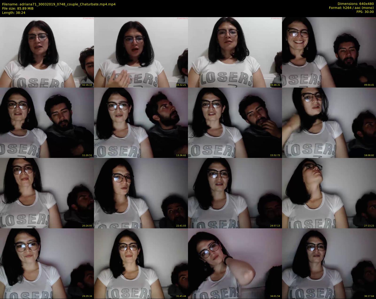 adriana71 — 39 minute Chaturbate couple cam show recording, 480p, Mar 30, 2019