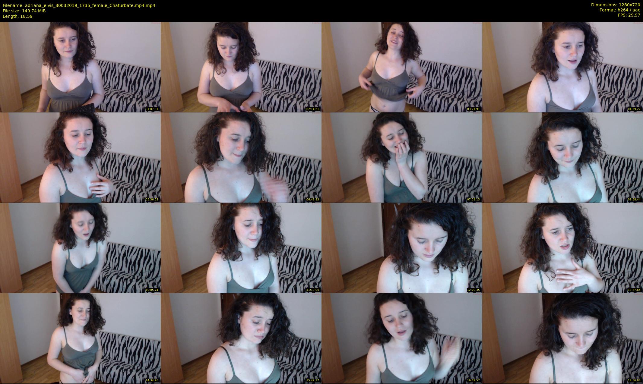 adriana_elvis — 19 minute Chaturbate couple cam show recording, 720p, Mar 30, 2019