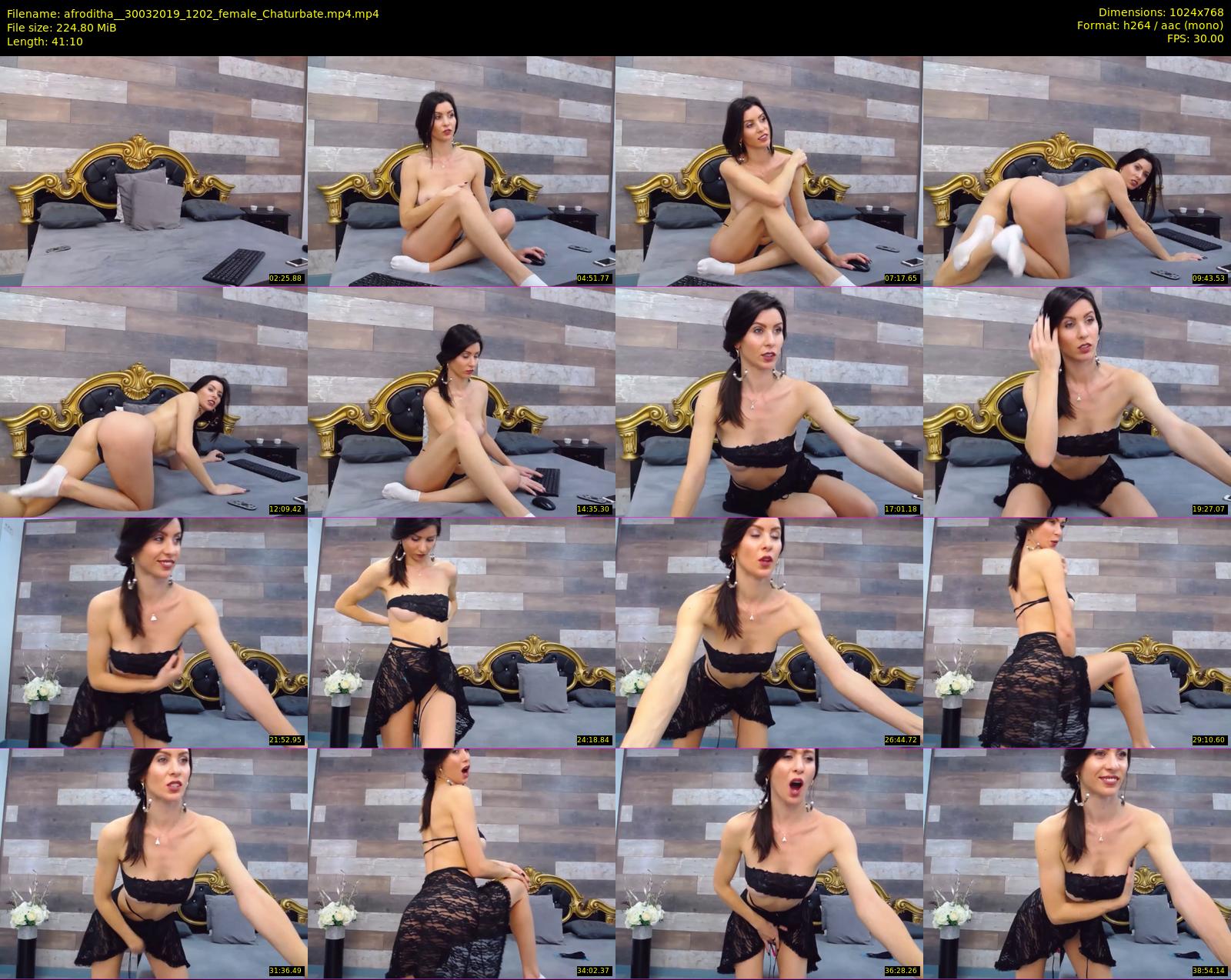 afroditha_ — 42 minute Chaturbate female cam show recording, 720p, Mar 30, 2019
