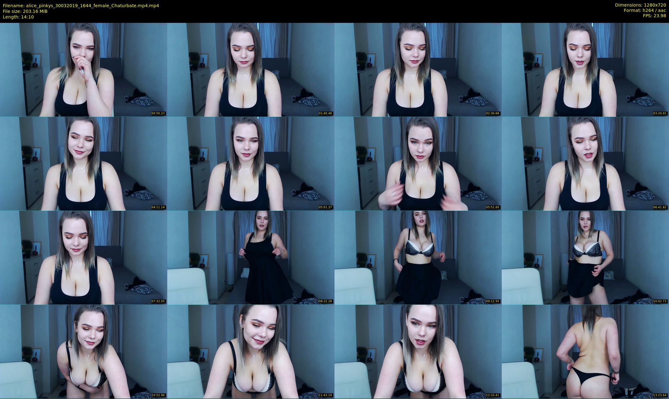 alice_pinkys — 15 minute Chaturbate female cam show recording, 720p, Mar 30, 2019