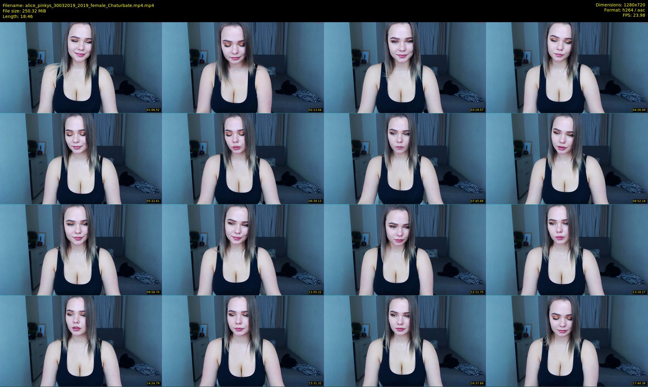alice_pinkys — 19 minute Chaturbate female cam show recording, 720p, Mar 30, 2019