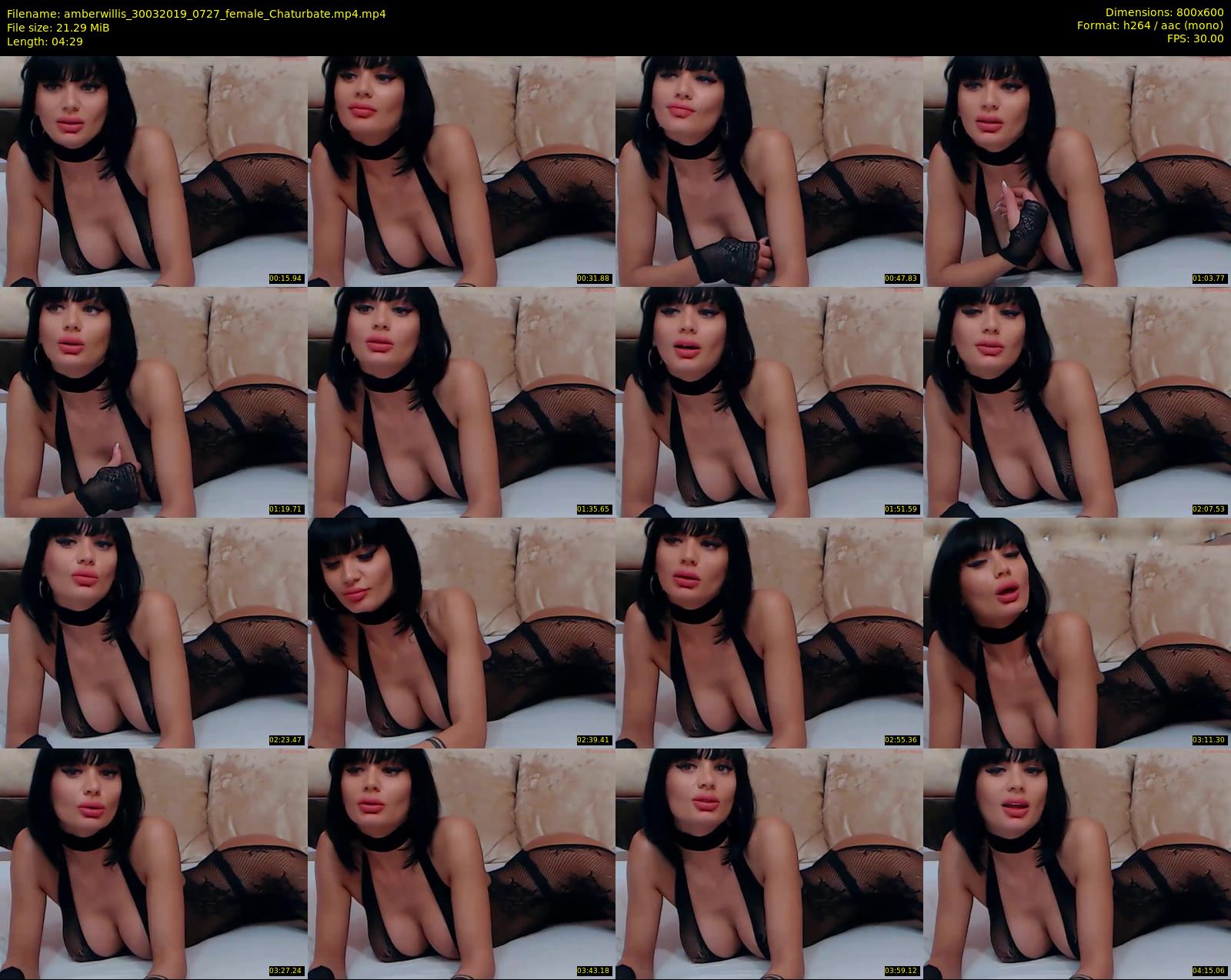 amberwillis — 5 minute Chaturbate female cam show recording, 480p, Mar 30, 2019