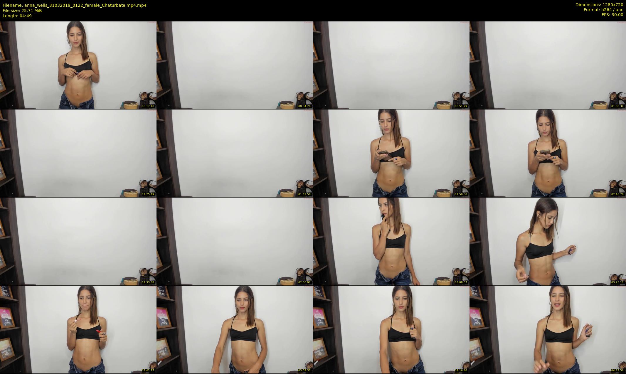 anna_wells — 5 minute Chaturbate female cam show recording, 720p, Mar 31, 2019
