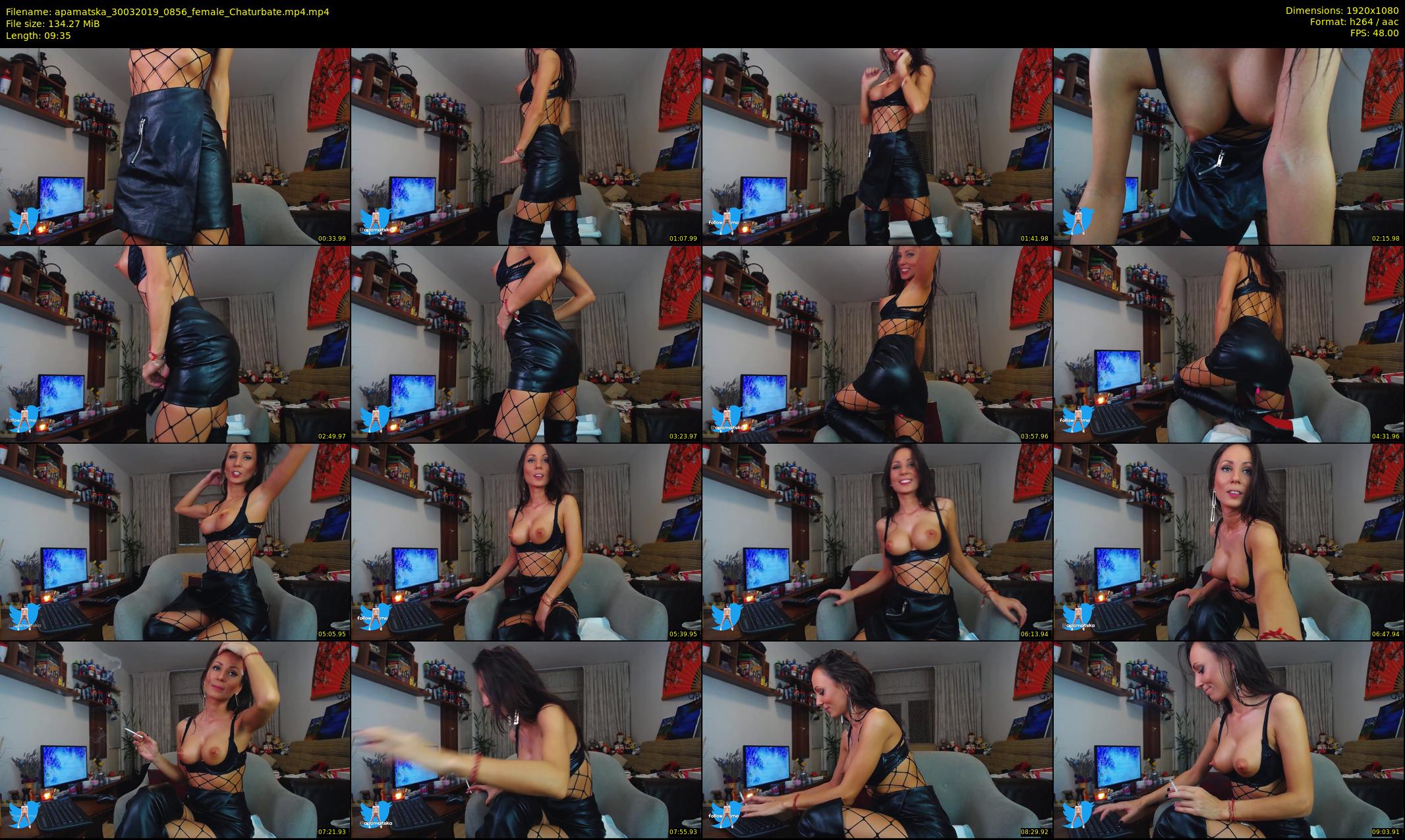 apamatska — 10 minute Chaturbate female cam show recording, 1080p, Mar 30, 2019