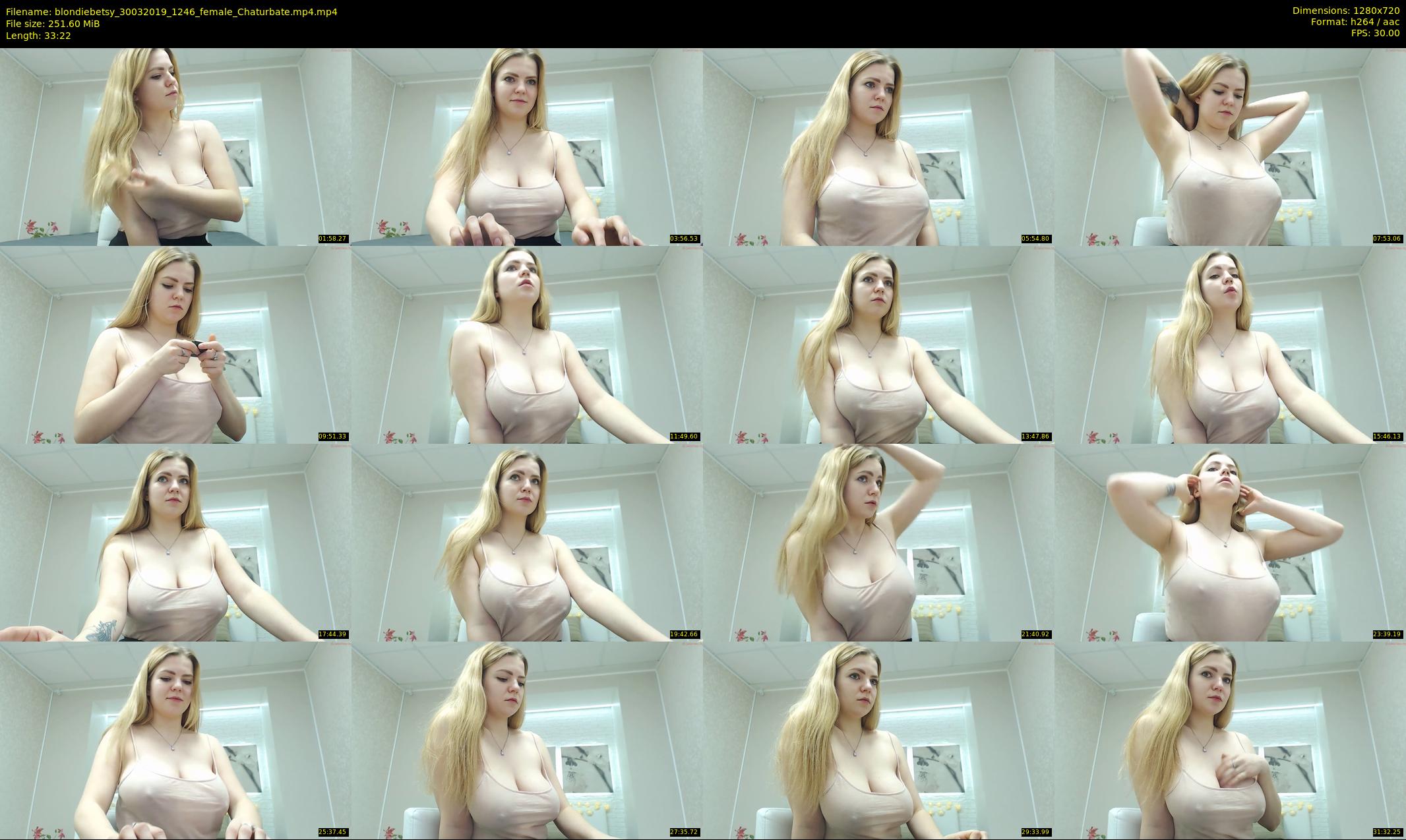 blondiebetsy — 34 minute Chaturbate female cam show recording, 720p, Mar 30, 2019