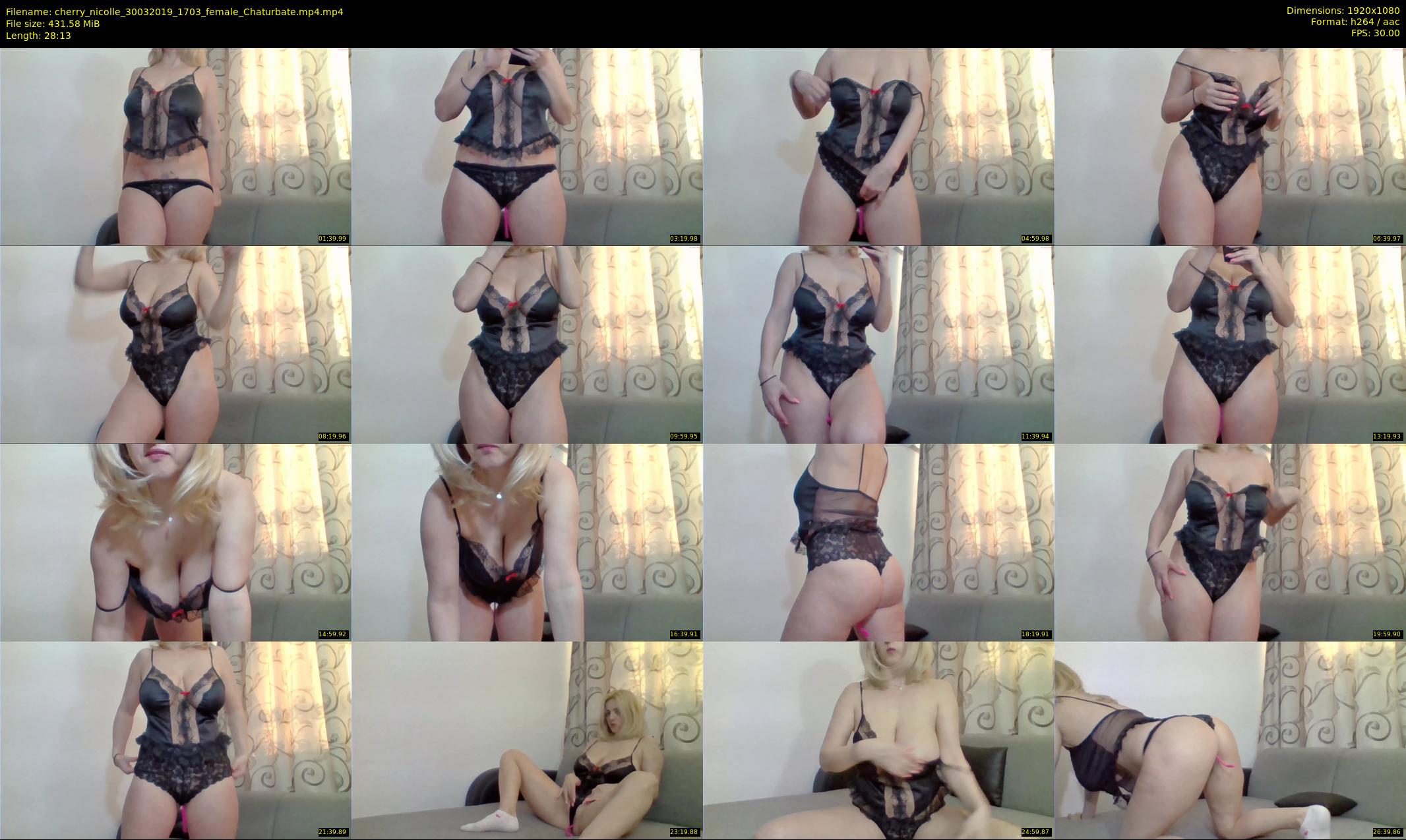 cherry_nicolle — 29 minute Chaturbate female cam show recording, 1080p, Mar 30, 2019