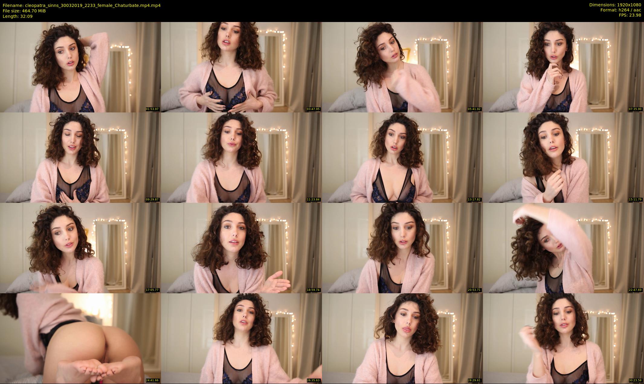cleopatra_sinns — 33 minute Chaturbate female cam show recording, 1080p, Mar 30, 2019