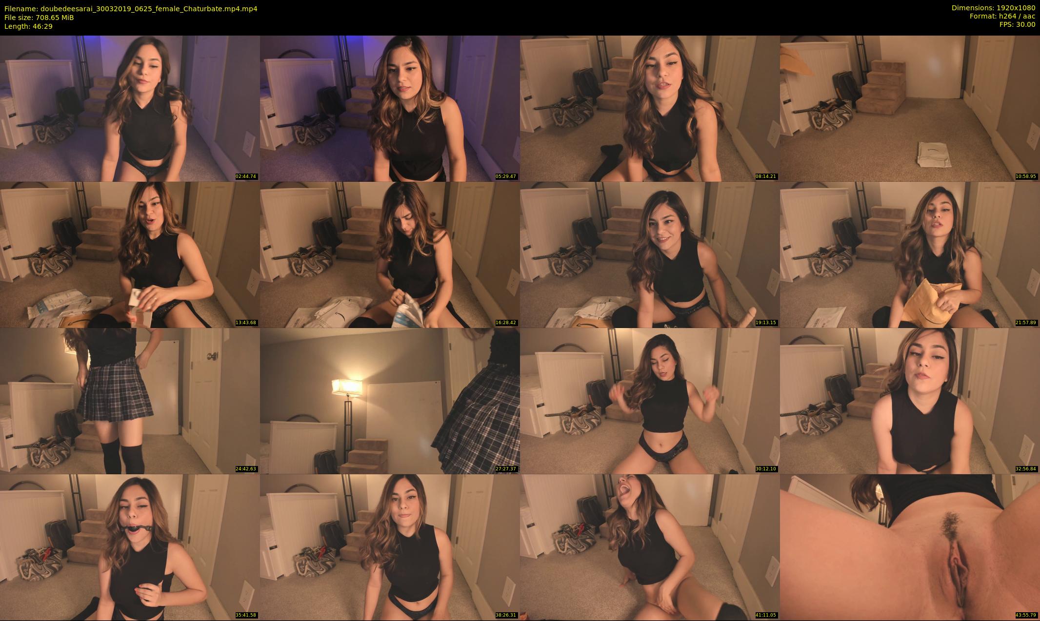 doubedeesarai — 47 minute Chaturbate female cam show recording, 1080p, Mar 30, 2019