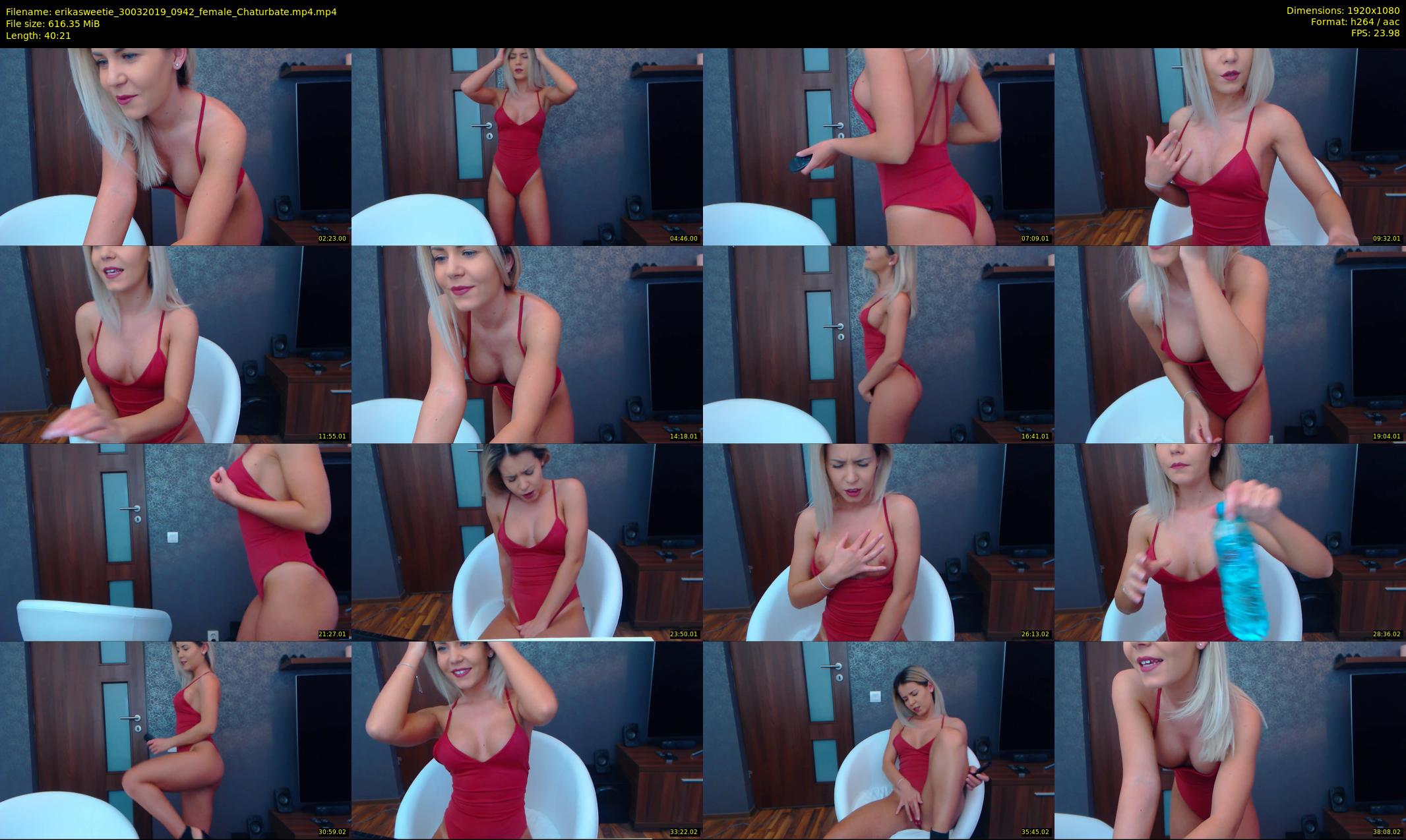 erikasweetie — 41 minute Chaturbate female cam show recording, 1080p, Mar 30, 2019