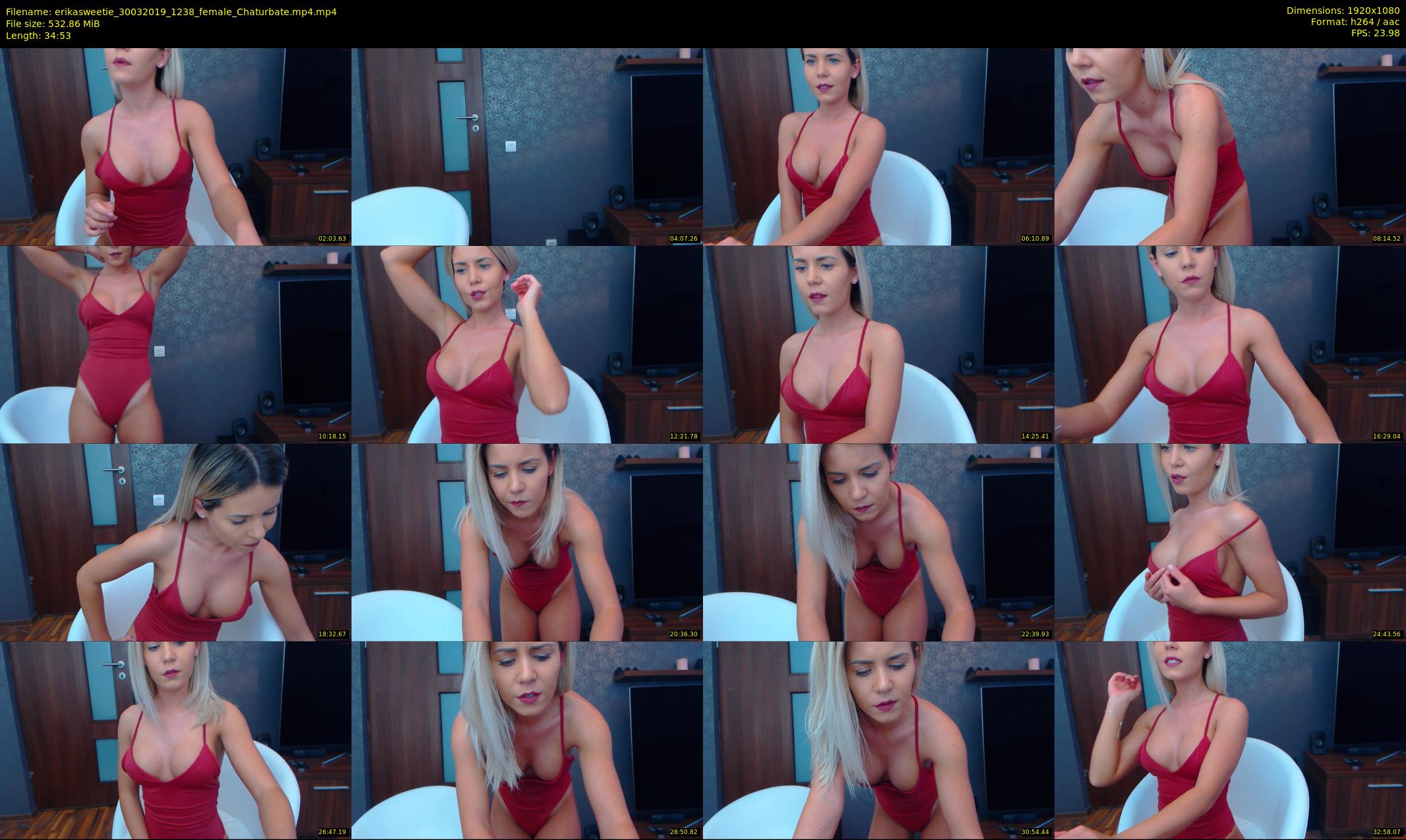 erikasweetie — 35 minute Chaturbate female cam show recording, 1080p, Mar 30, 2019