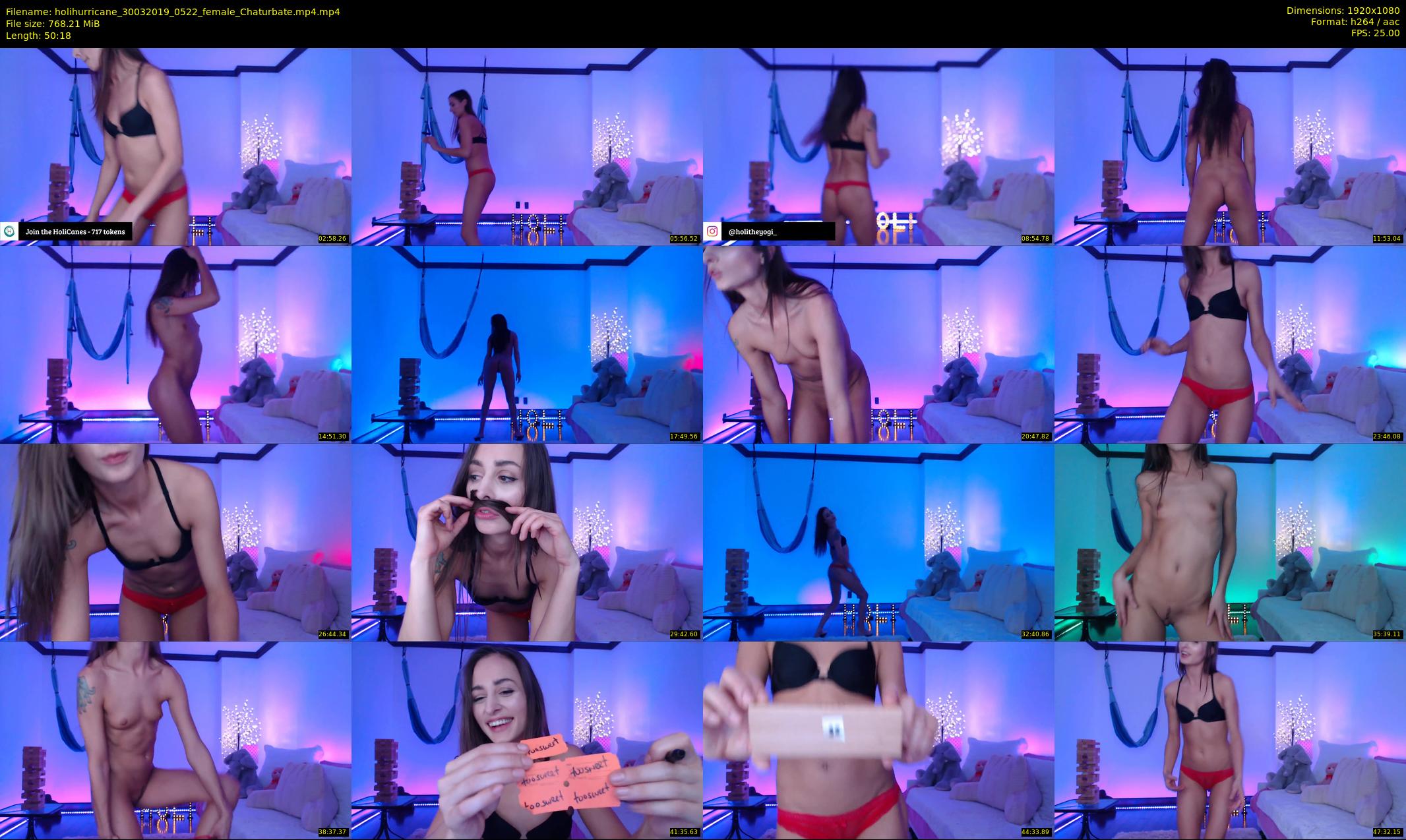 holihurricane — 51 minute Chaturbate female cam show recording, 1080p, Mar 30, 2019