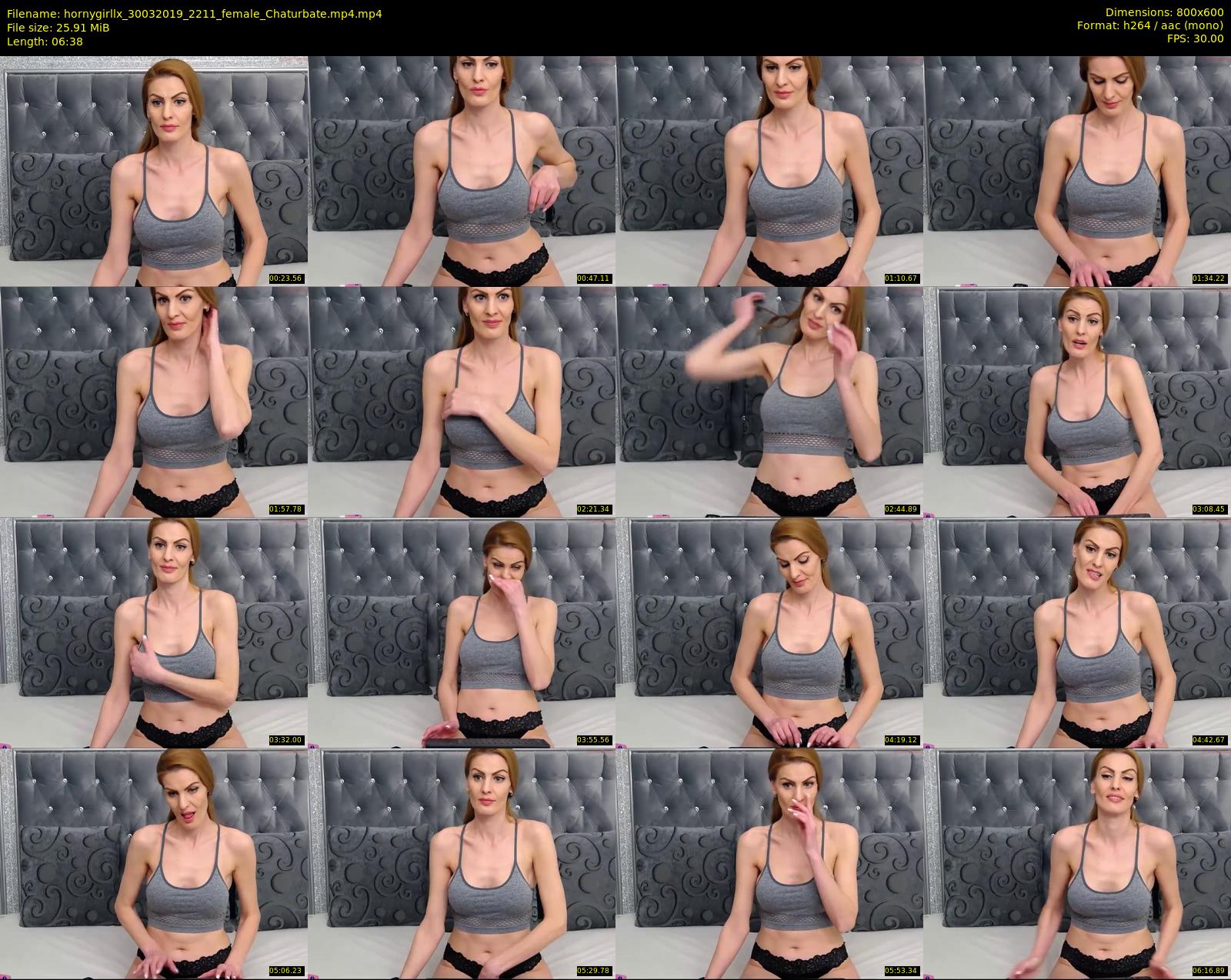 hornygirllx — 7 minute Chaturbate female cam show recording, 480p, Mar 30, 2019