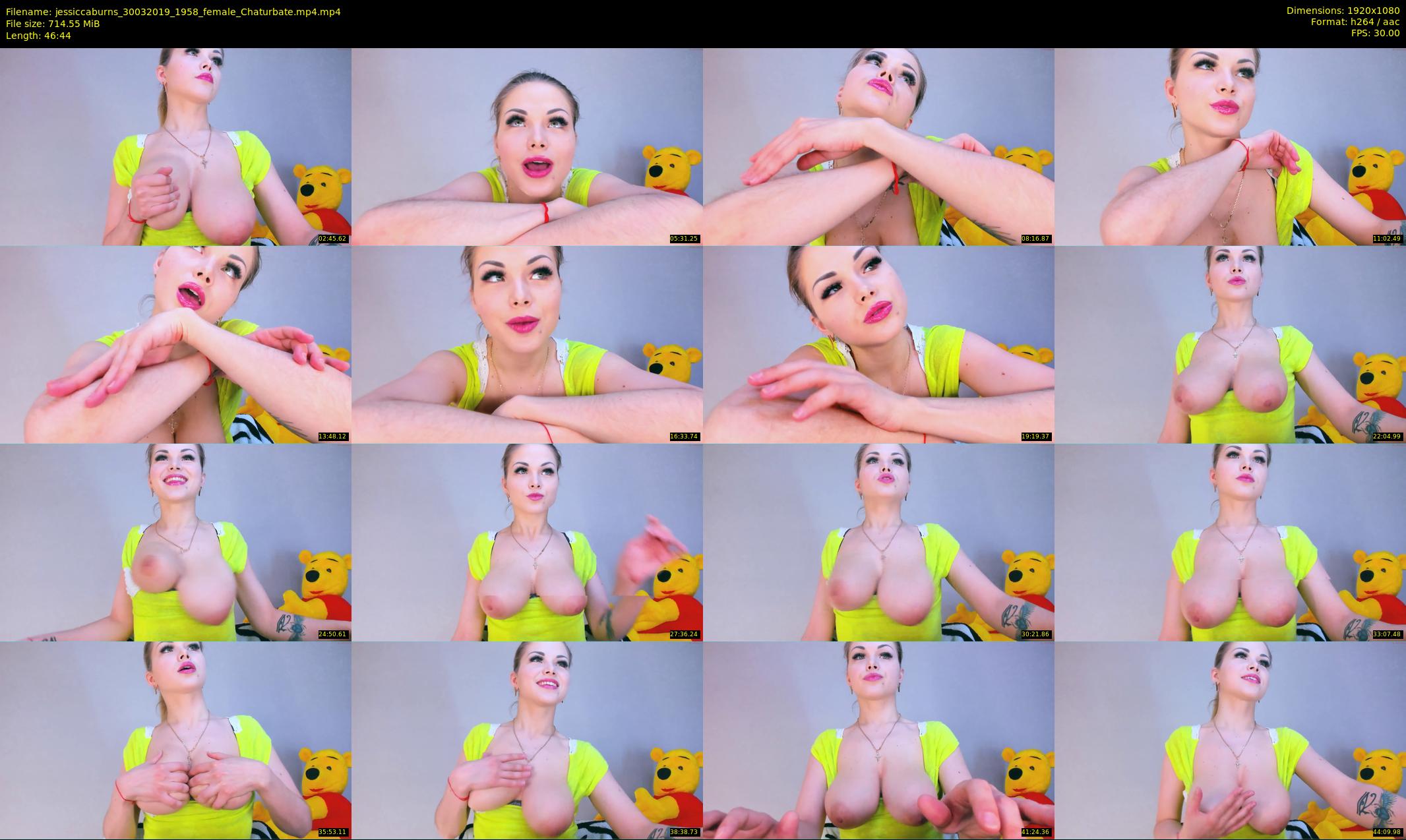 jessiccaburns — 47 minute Chaturbate female cam show recording, 1080p, Mar 30, 2019
