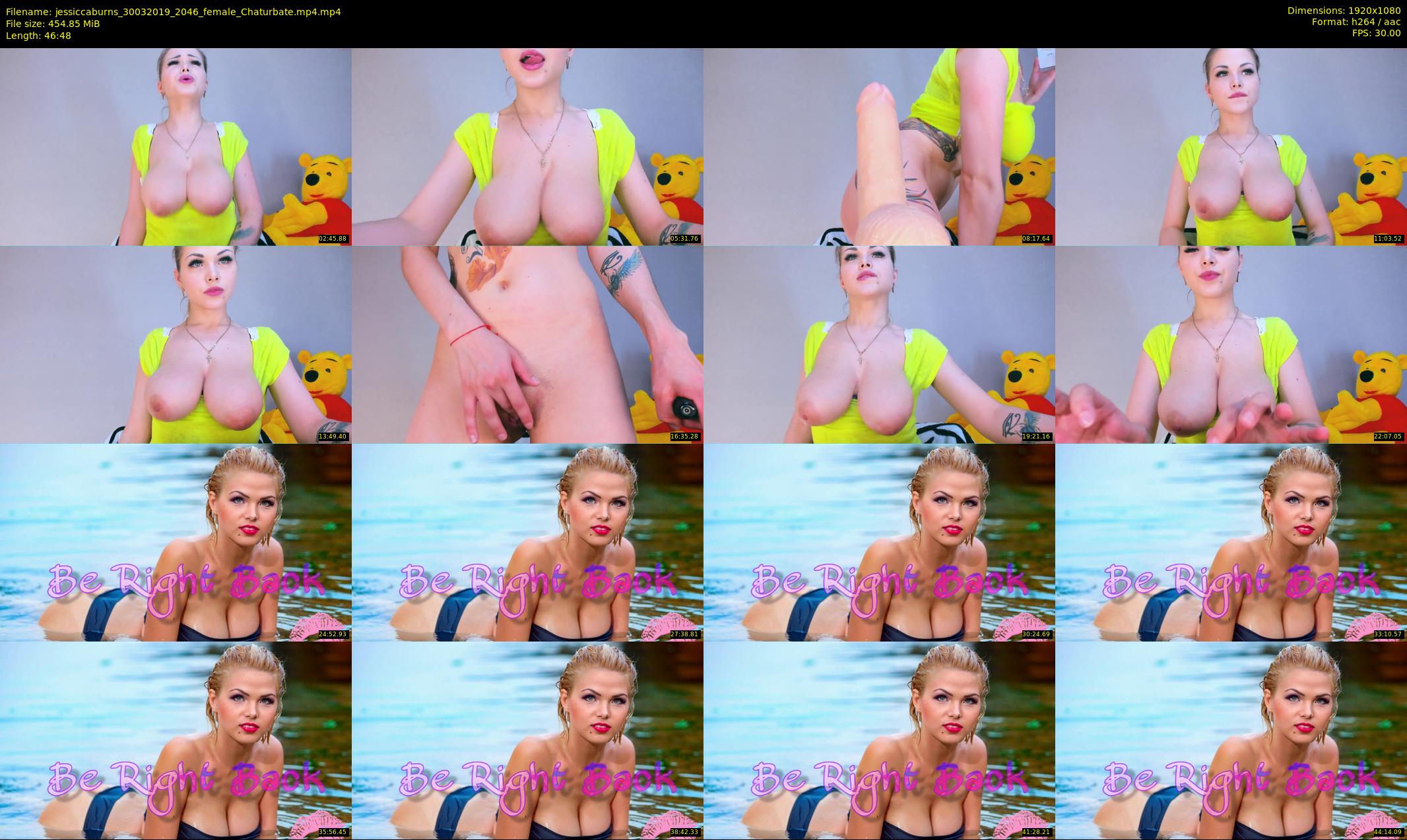 jessiccaburns — 47 minute Chaturbate female cam show recording, 1080p, Mar 30, 2019