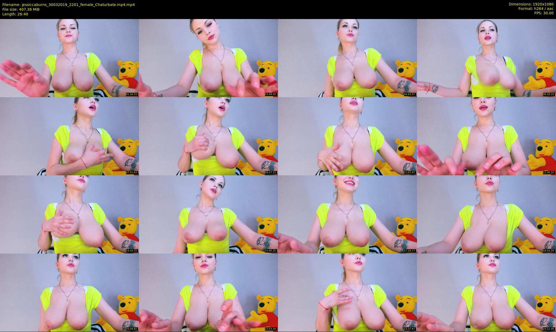jessiccaburns — 27 minute Chaturbate female cam show recording, 1080p, Mar 30, 2019