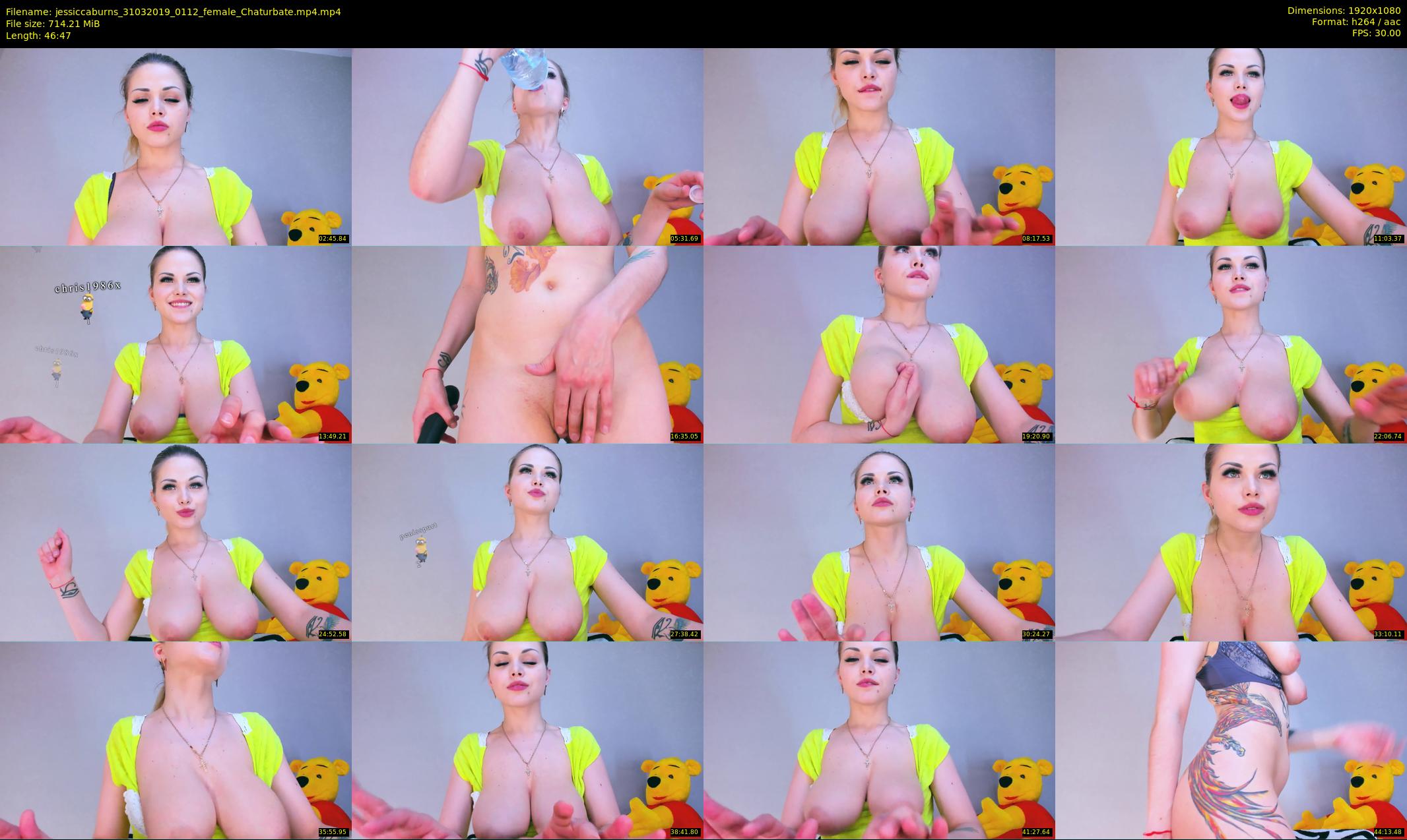 jessiccaburns — 47 minute Chaturbate female cam show recording, 1080p, Mar 31, 2019