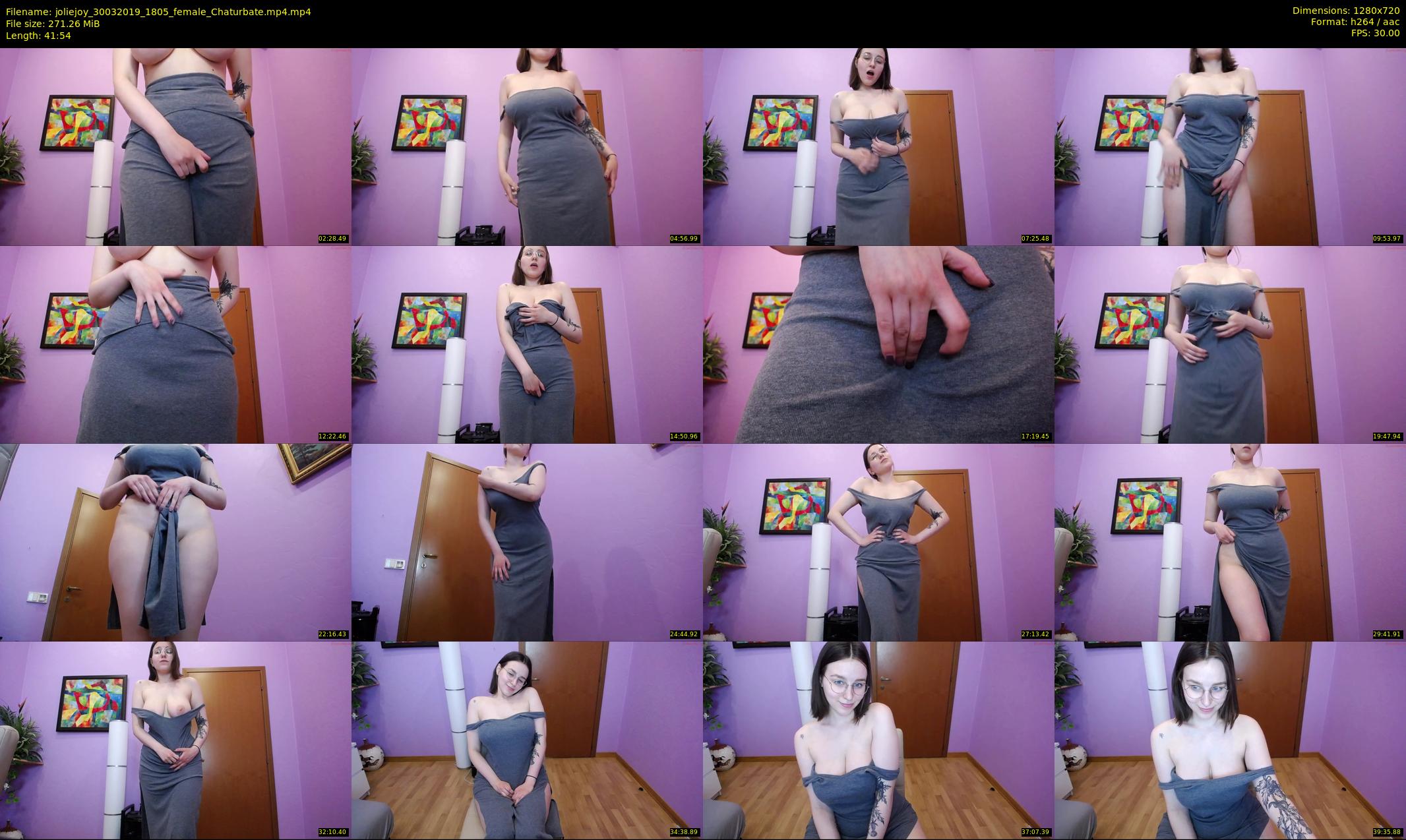 joliejoy — 42 minute Chaturbate female cam show recording, 720p, Mar 30, 2019