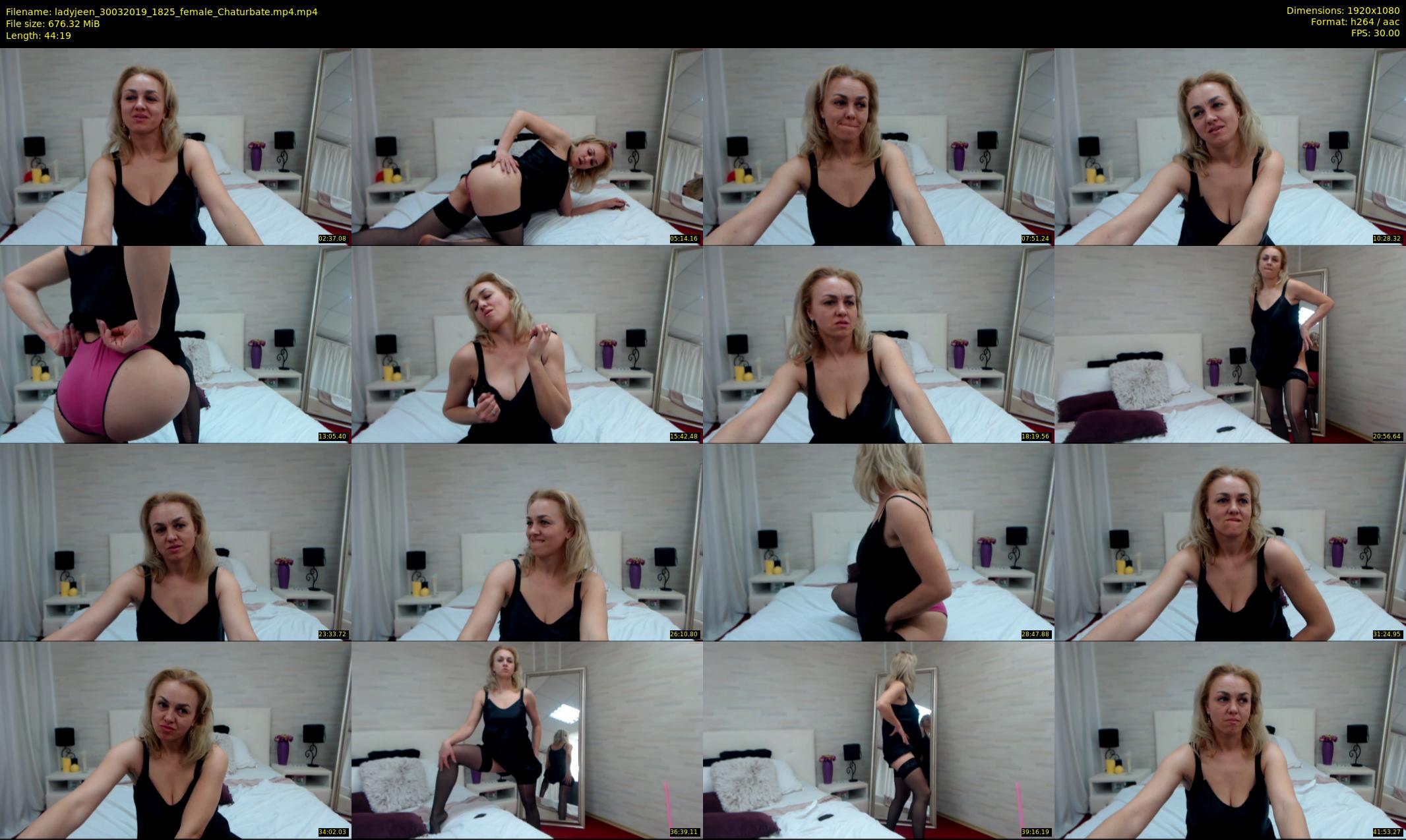ladyjeen — 45 minute Chaturbate female cam show recording, 1080p, Mar 30, 2019