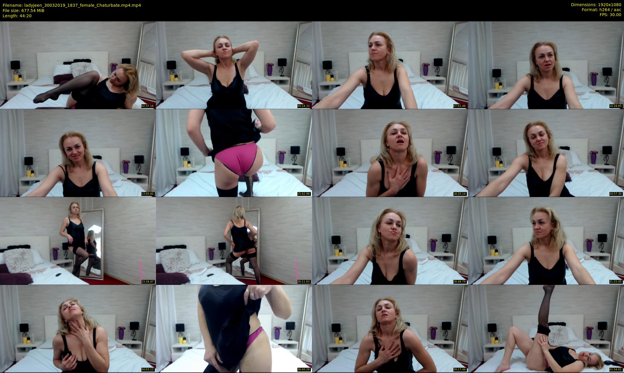 ladyjeen — 45 minute Chaturbate female cam show recording, 1080p, Mar 30, 2019