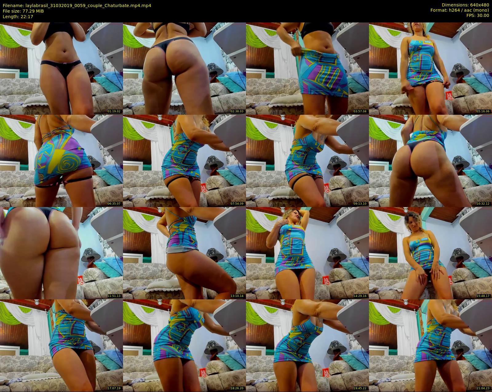 laylabrasil — 23 minute Chaturbate female cam show recording, 480p, Mar 31, 2019