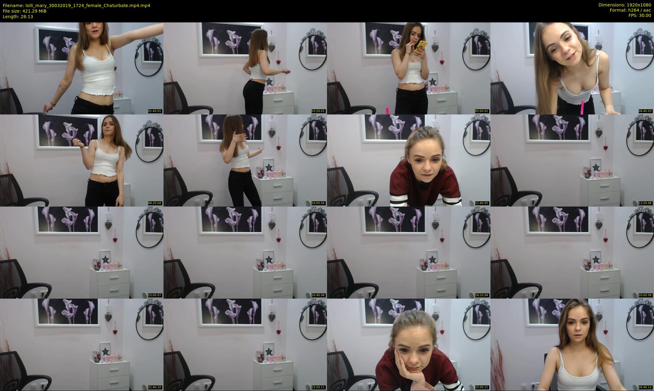lolli_mary — 29 minute Chaturbate female cam show recording, 1080p, Mar 30, 2019