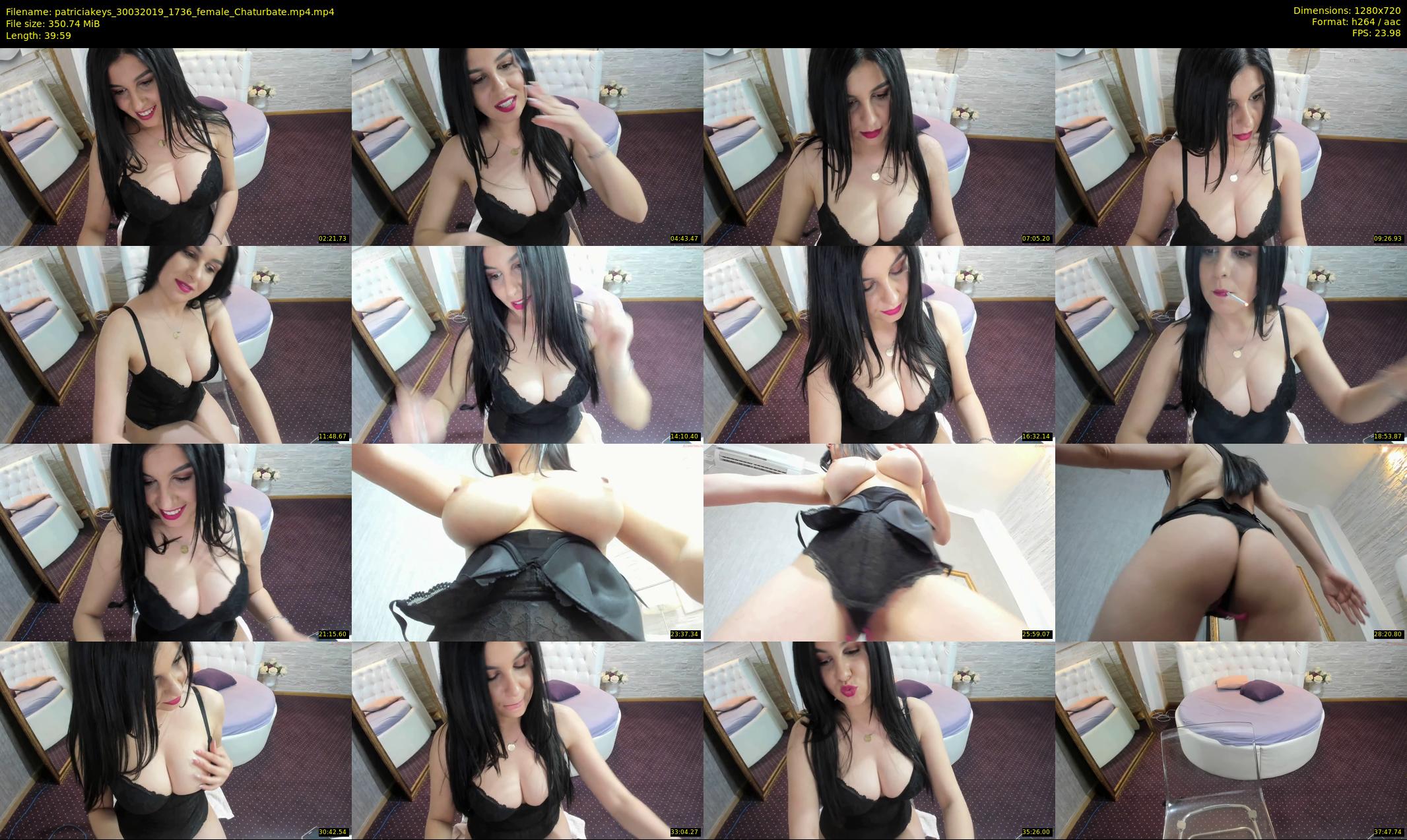 patriciakeys — 40 minute Chaturbate female cam show recording, 720p, Mar 30, 2019