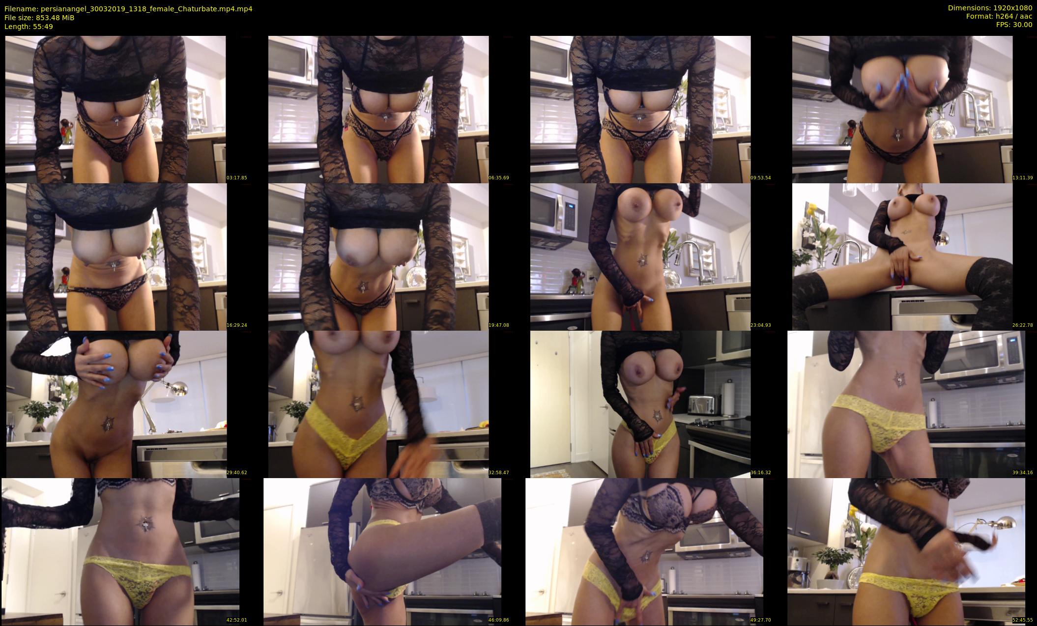 persianangel — 56 minute Chaturbate female cam show recording, 1080p, Mar 30, 2019