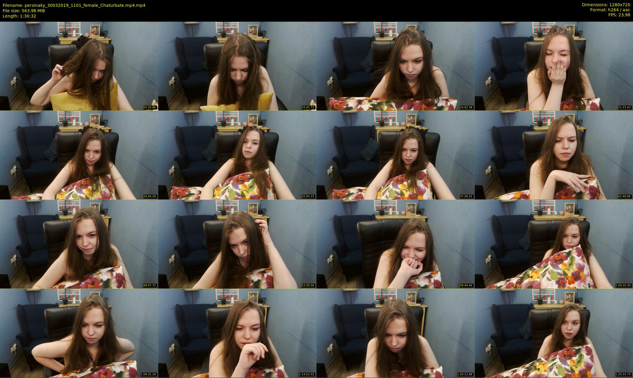 persinaky — 91 minute Chaturbate female cam show recording, 720p, Mar 30, 2019