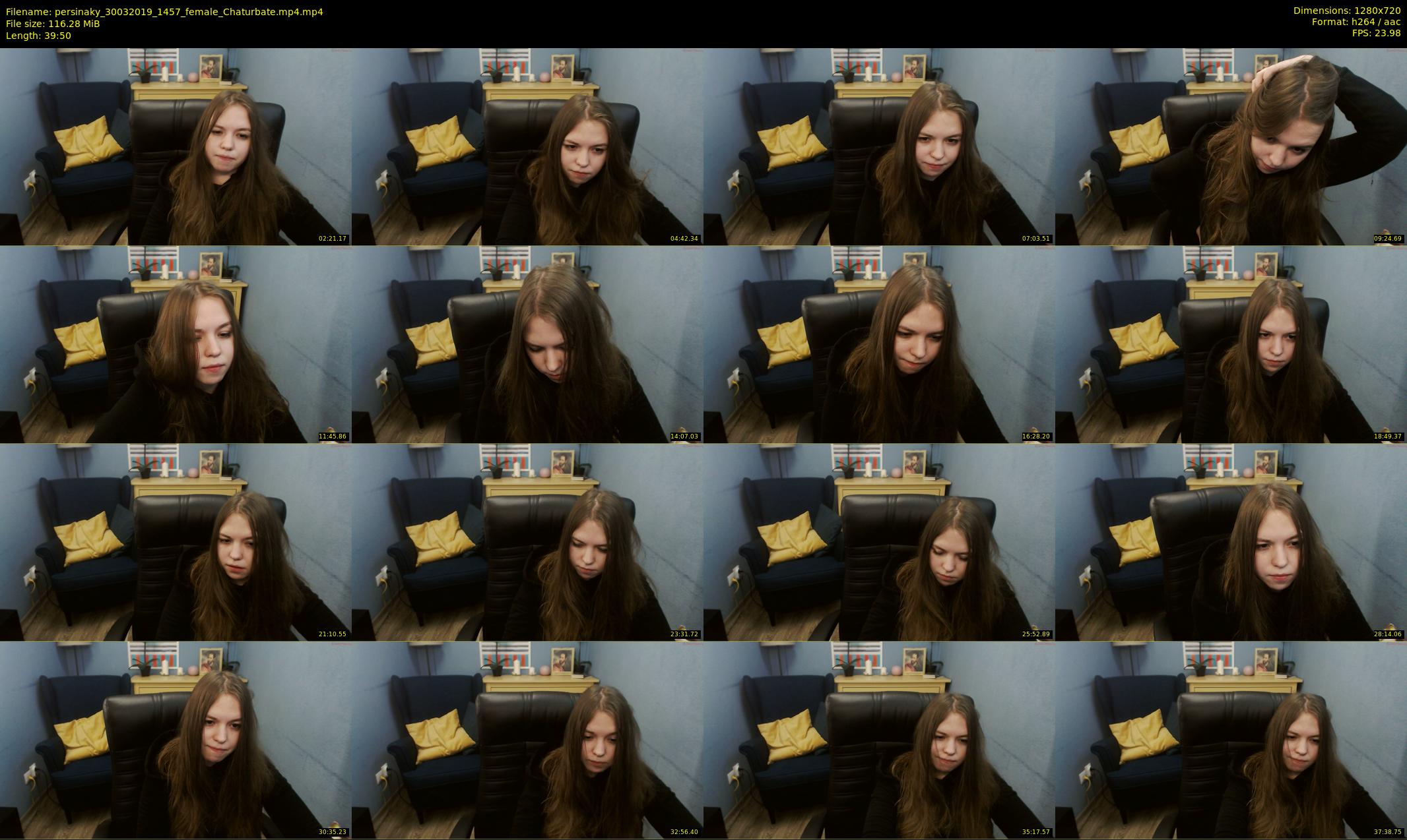 persinaky — 40 minute Chaturbate female cam show recording, 720p, Mar 30, 2019