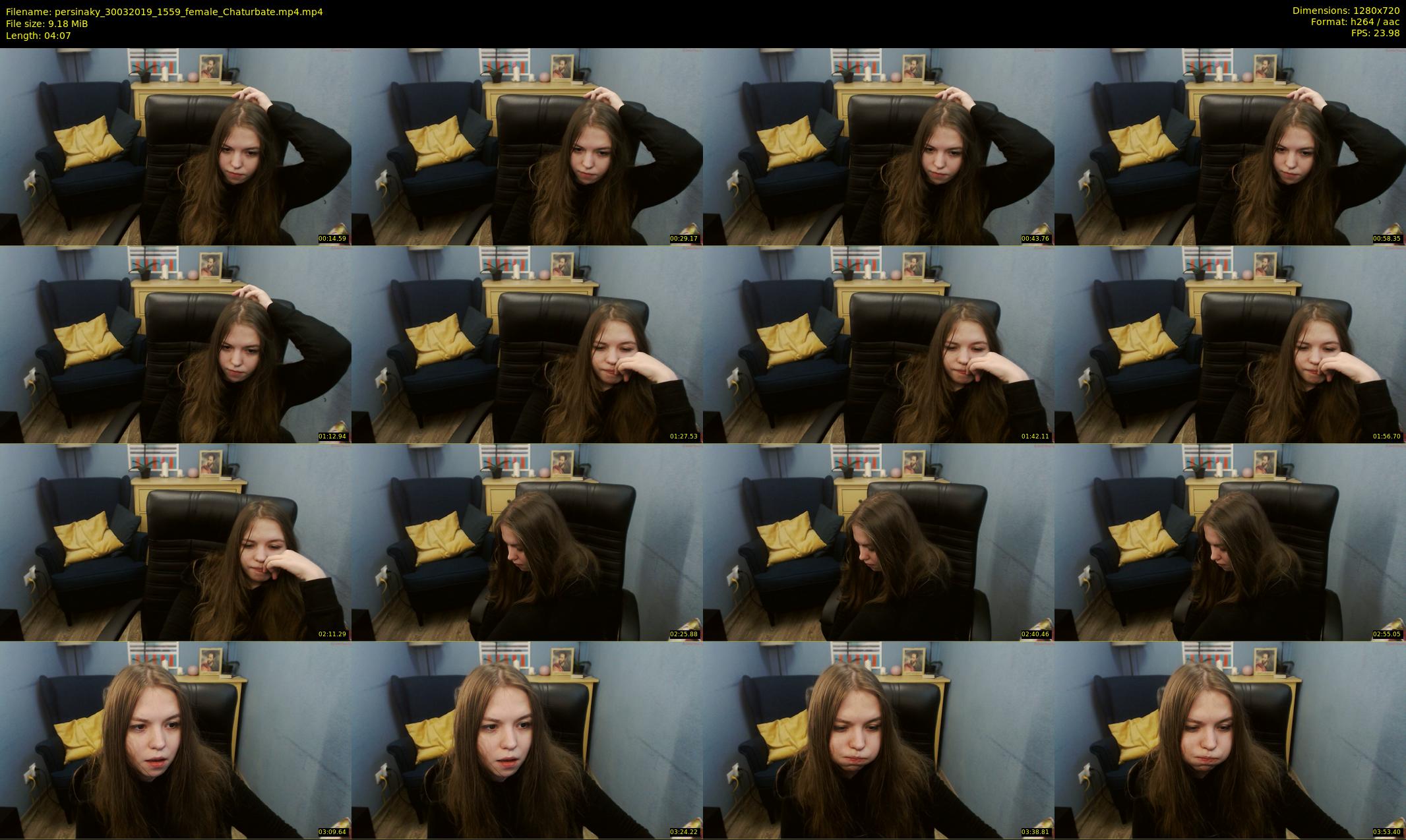 persinaky — 5 minute Chaturbate female cam show recording, 720p, Mar 30, 2019
