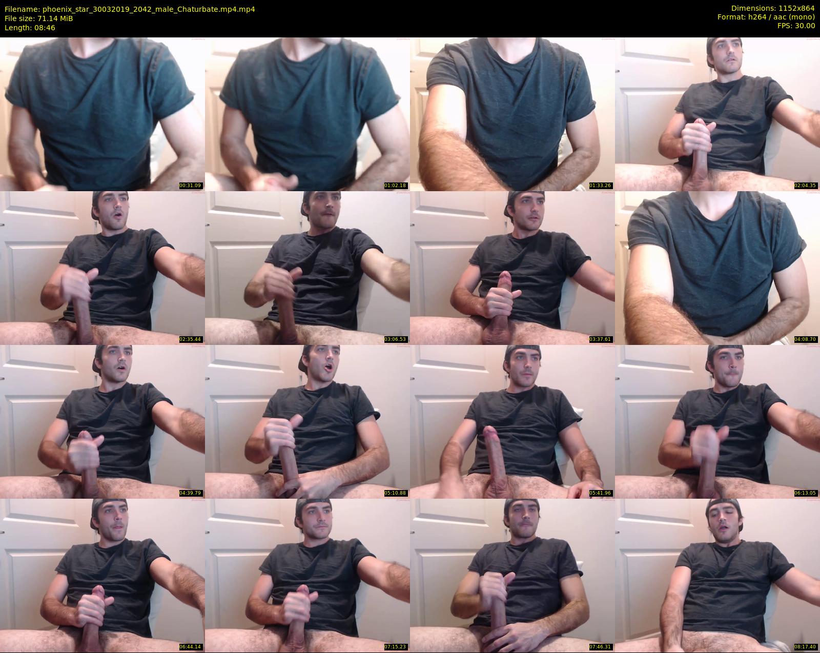 phoenix_star — 9 minute Chaturbate male cam show recording, 720p, Mar 30, 2019