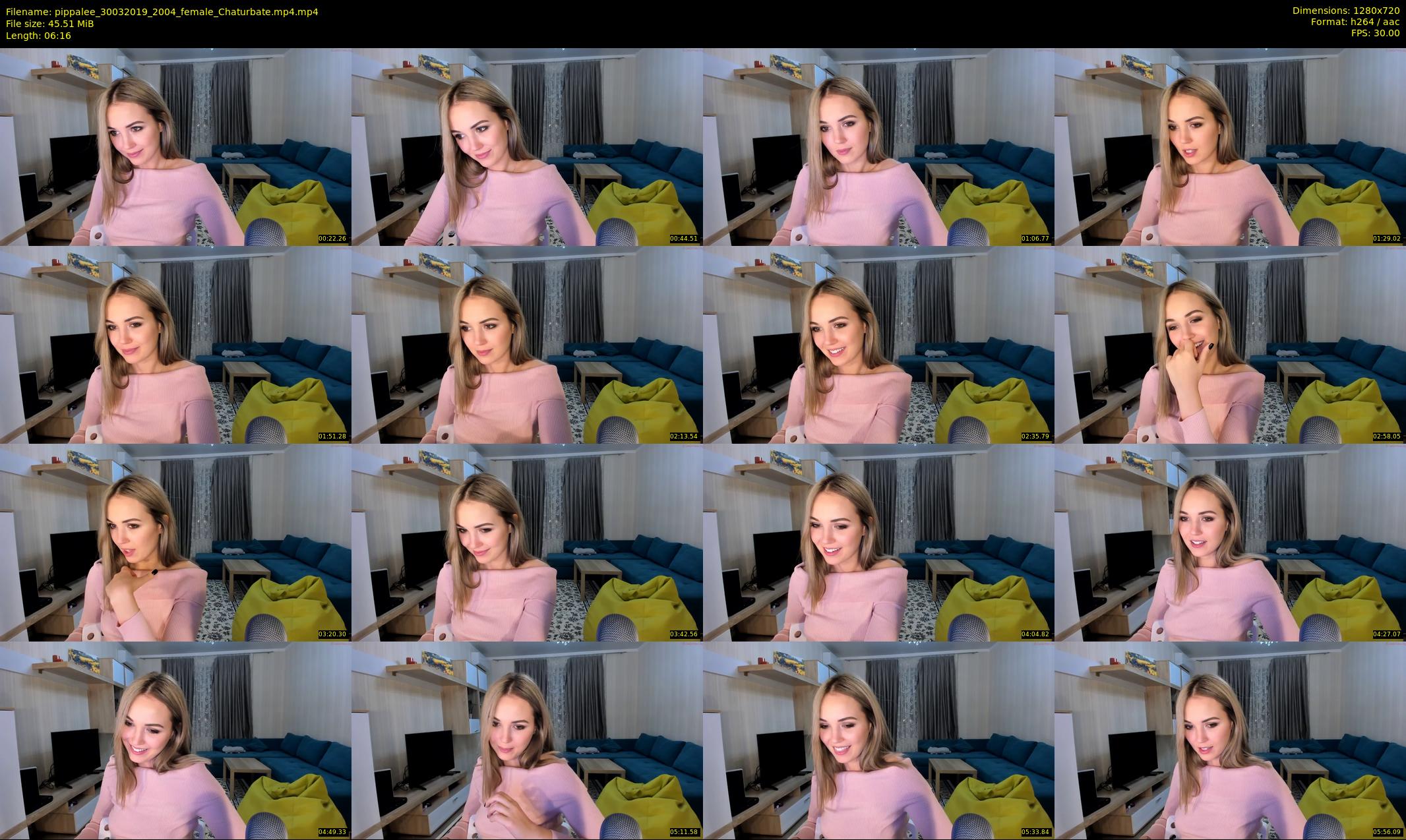 pippalee — 7 minute Chaturbate female cam show recording, 720p, Mar 30, 2019