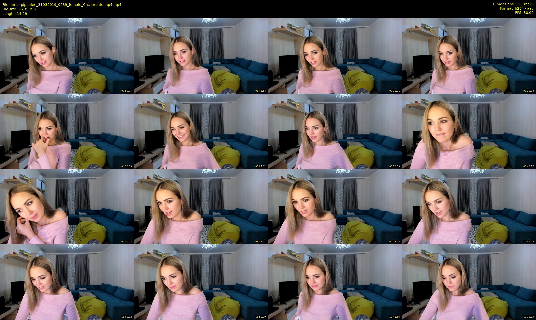 pippalee — 15 minute Chaturbate female cam show recording, 720p, Mar 31, 2019