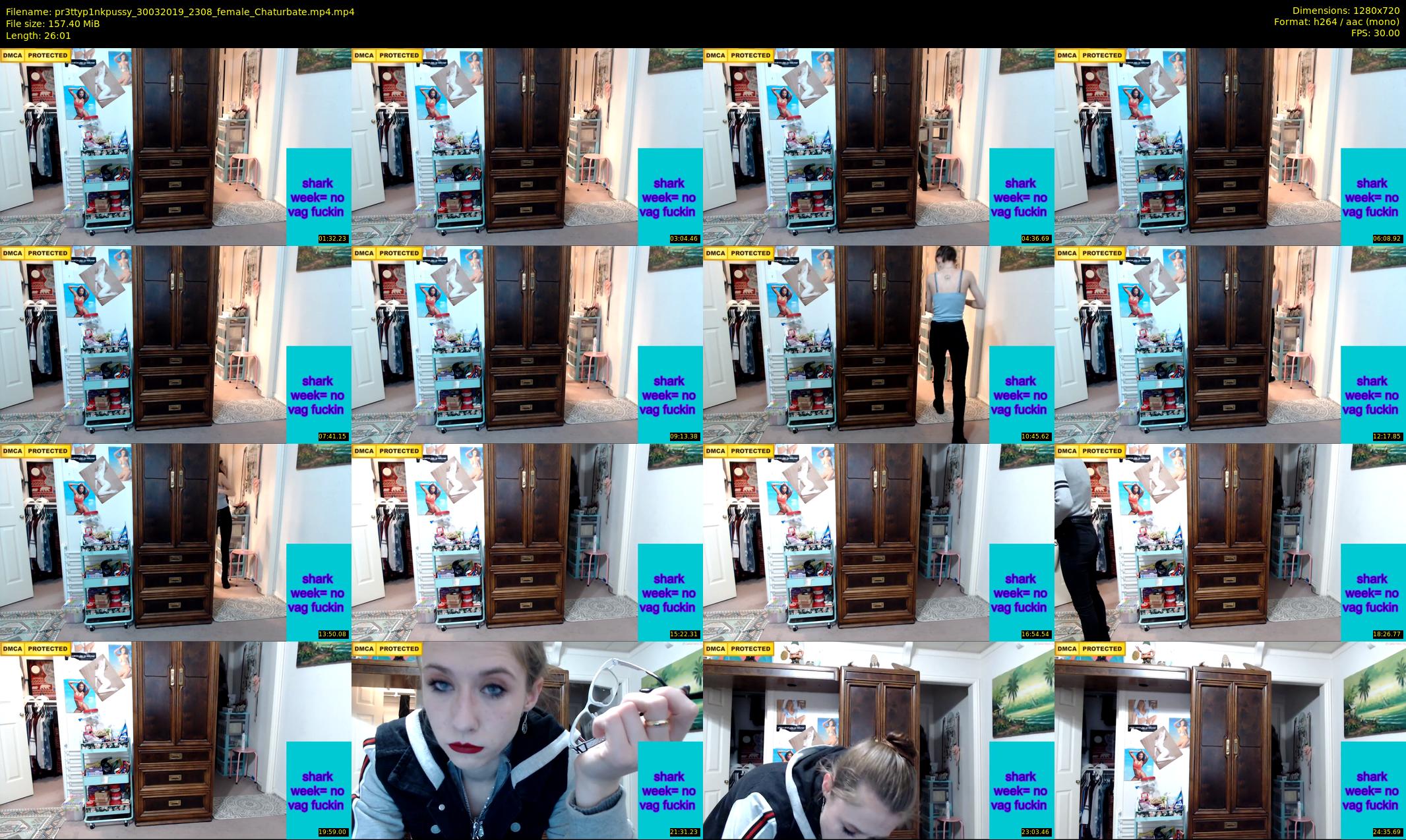 pr3ttyp1nkpussy — 27 minute Chaturbate couple cam show recording, 720p, Mar 30, 2019