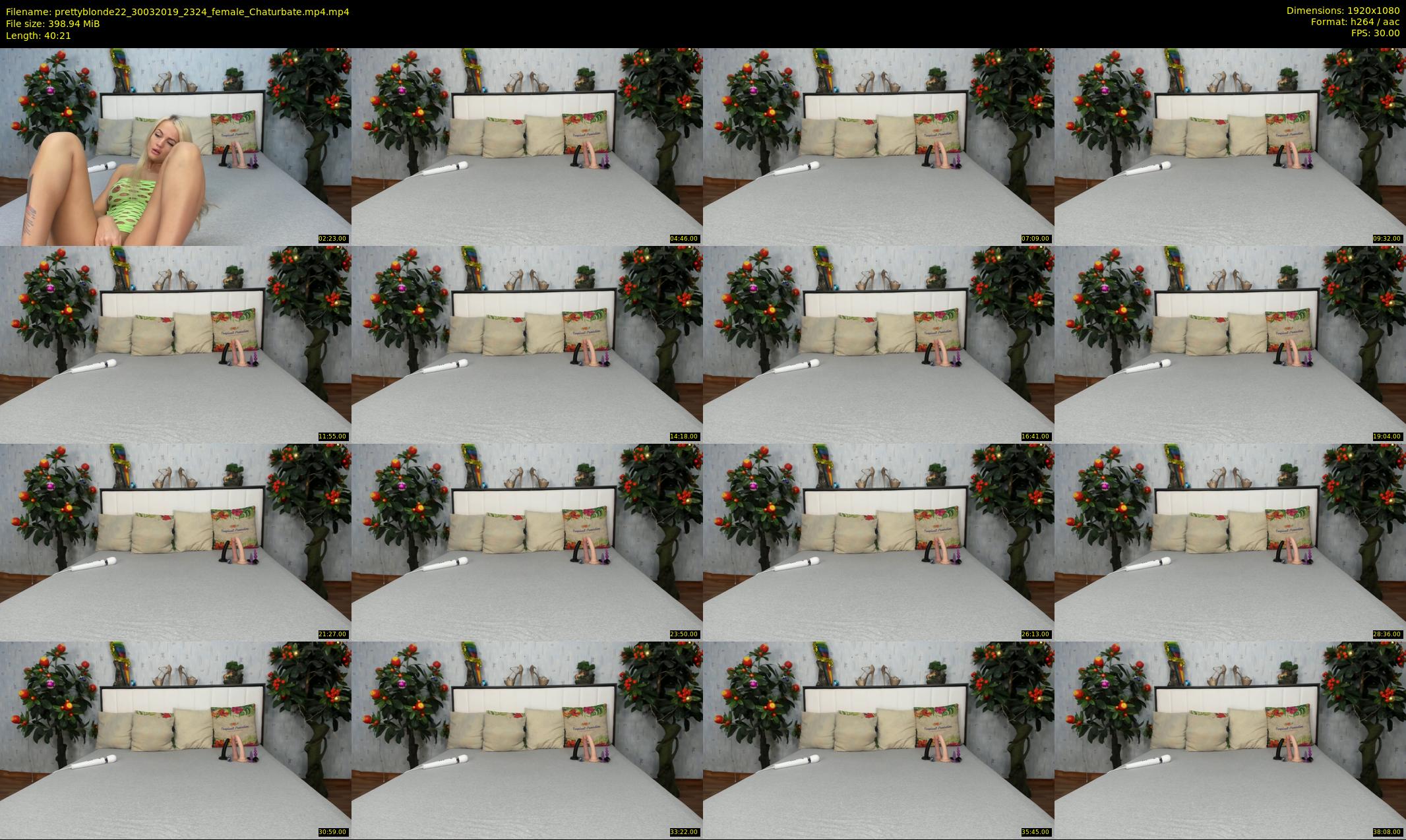 prettyblonde22 — 41 minute Chaturbate female cam show recording, 1080p, Mar 30, 2019
