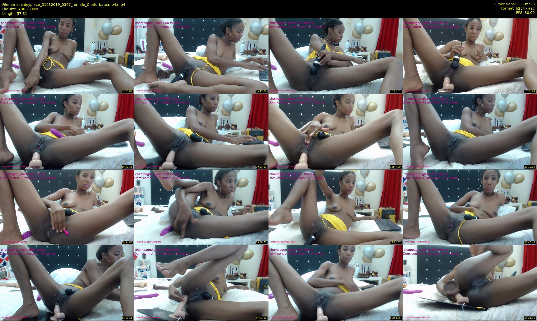 shinyplace — 58 minute Chaturbate couple cam show recording, 720p, Mar 31, 2019